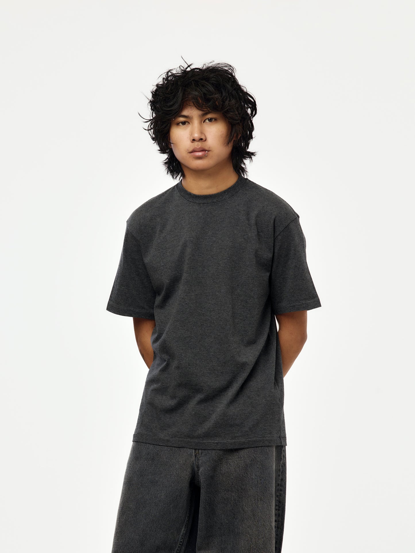 Light Weight T-Shirt (M.GRAY) (SIS)