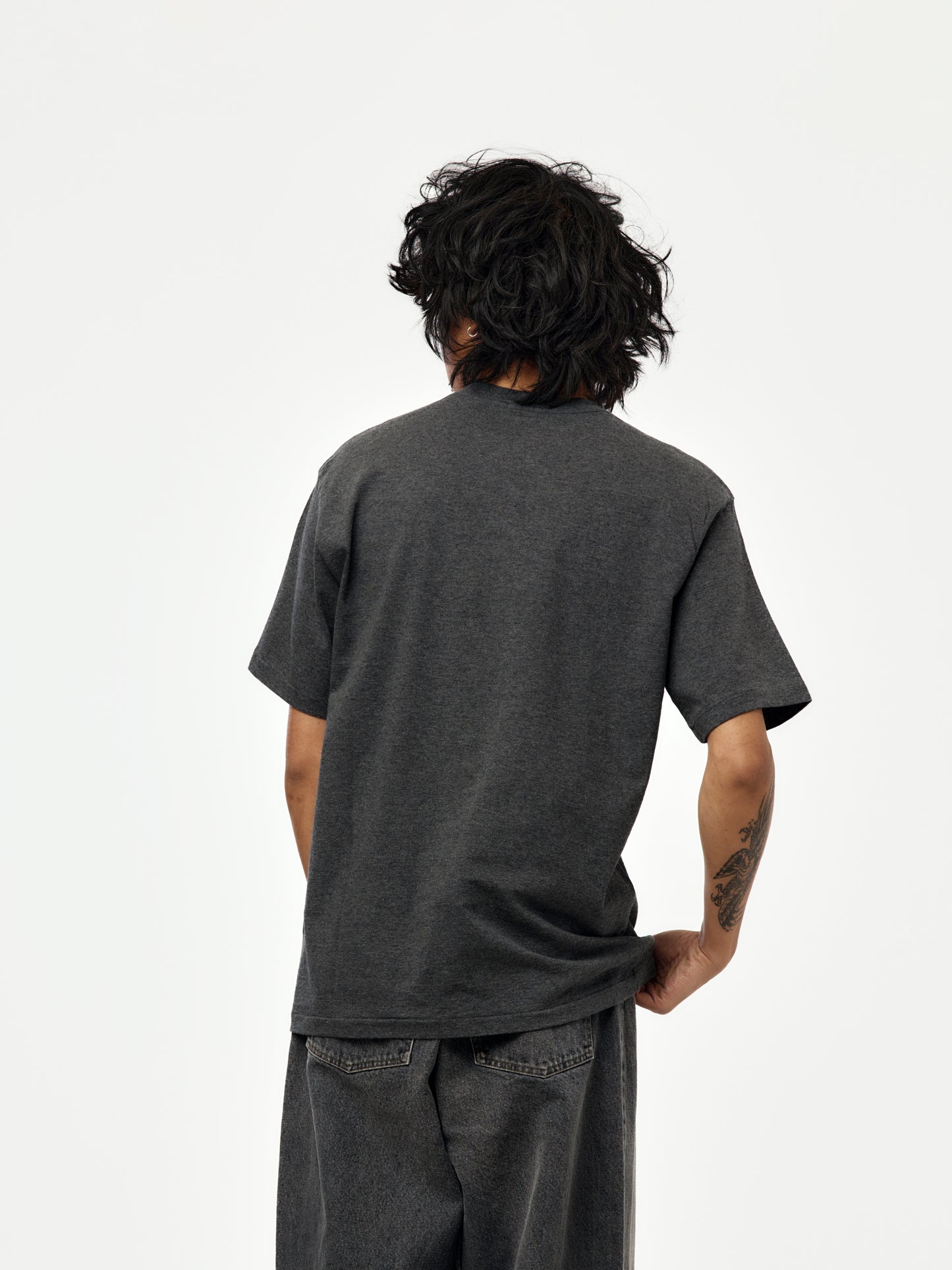Light Weight T-Shirt (M.GRAY) (SIS)