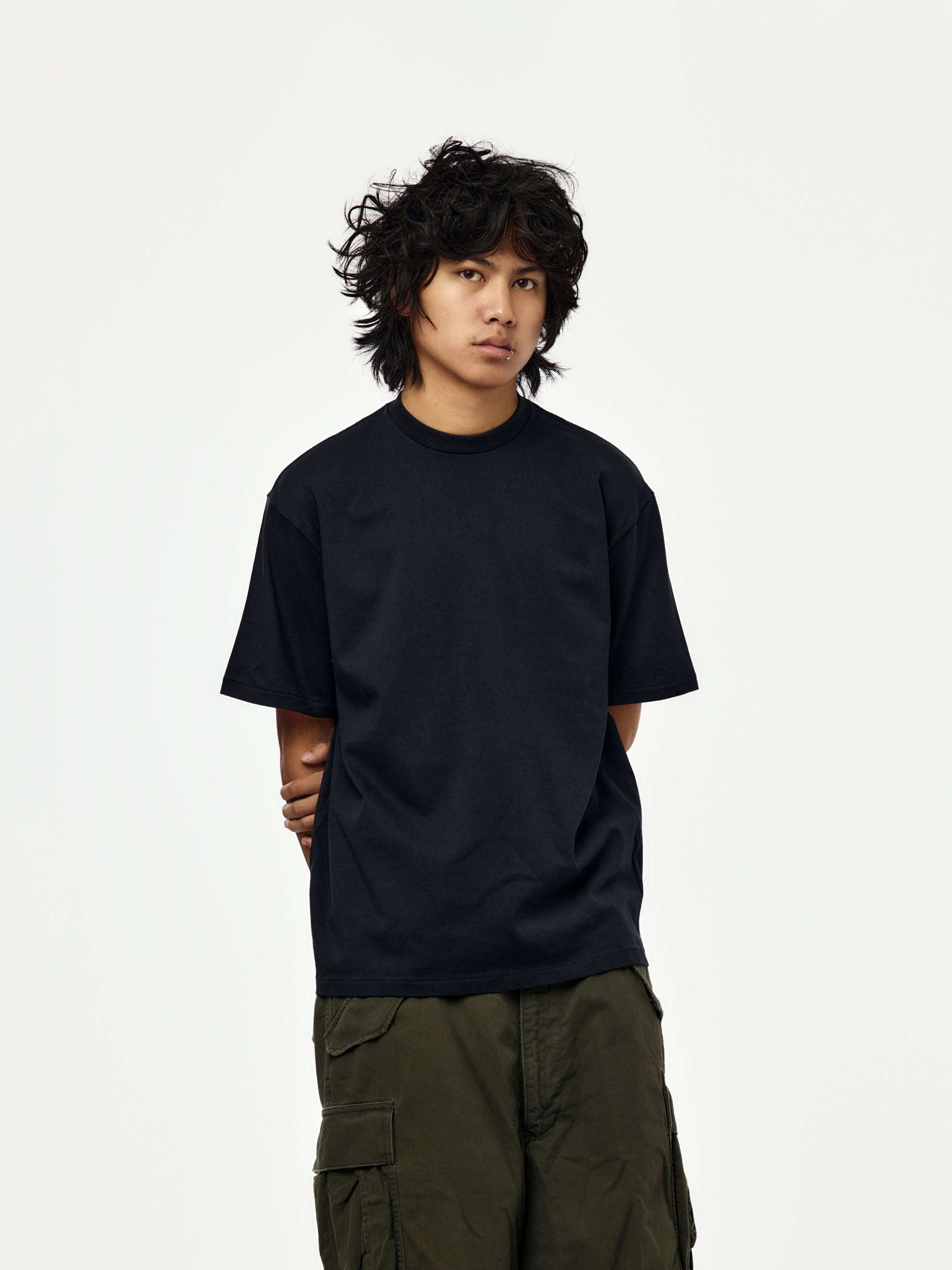 A.PRESSE A.PRESSE Light Weight T-Shirt (Navy) | Union LA - UNION