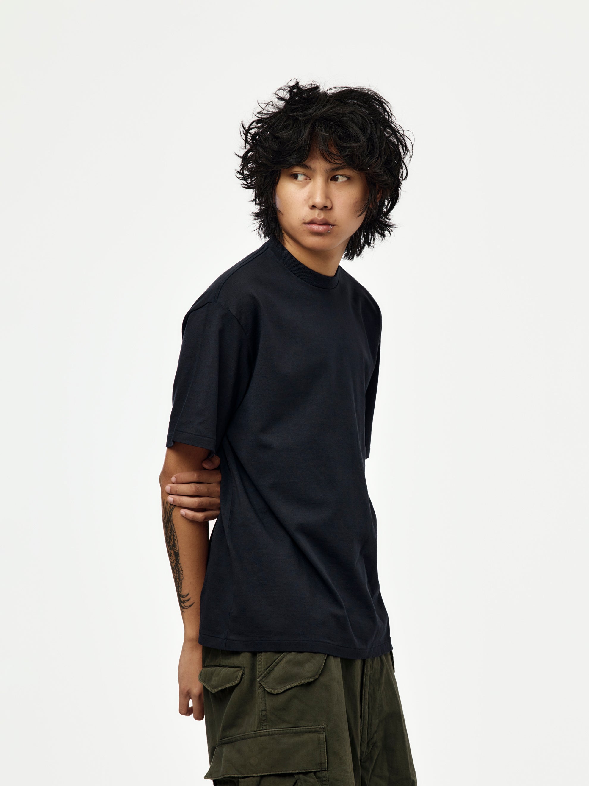 トップス a.presse Light Weight T-shirt NAVY A.PRESSE A.PRESSE Light Weight T-Shirt (Navy) | Union LA - UNION