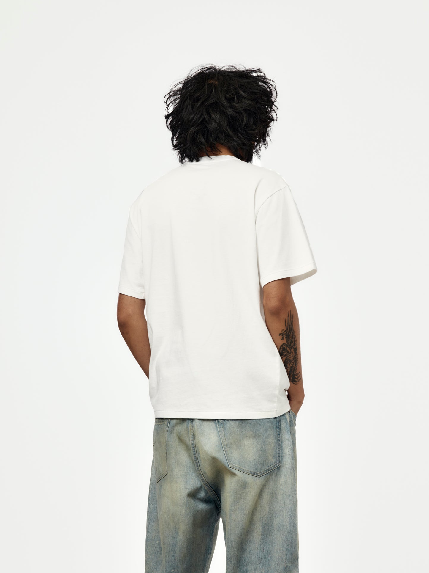 Light Weight T-Shirt (WHITE) (SIS)