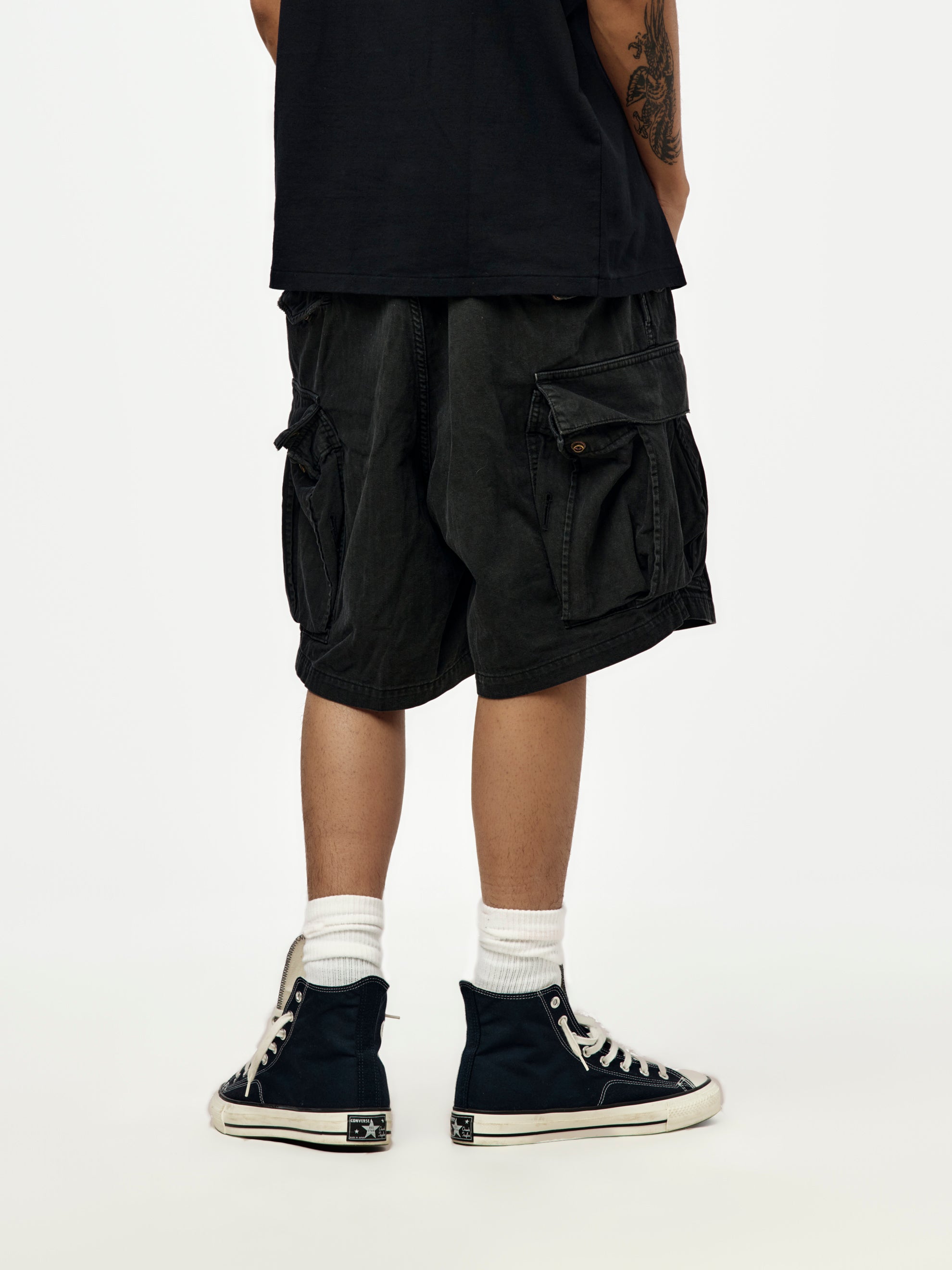 ALOUND M-51 SHORTS A.Presse: Men's M-51 Shorts (Black) | DSMNY E-SHOP