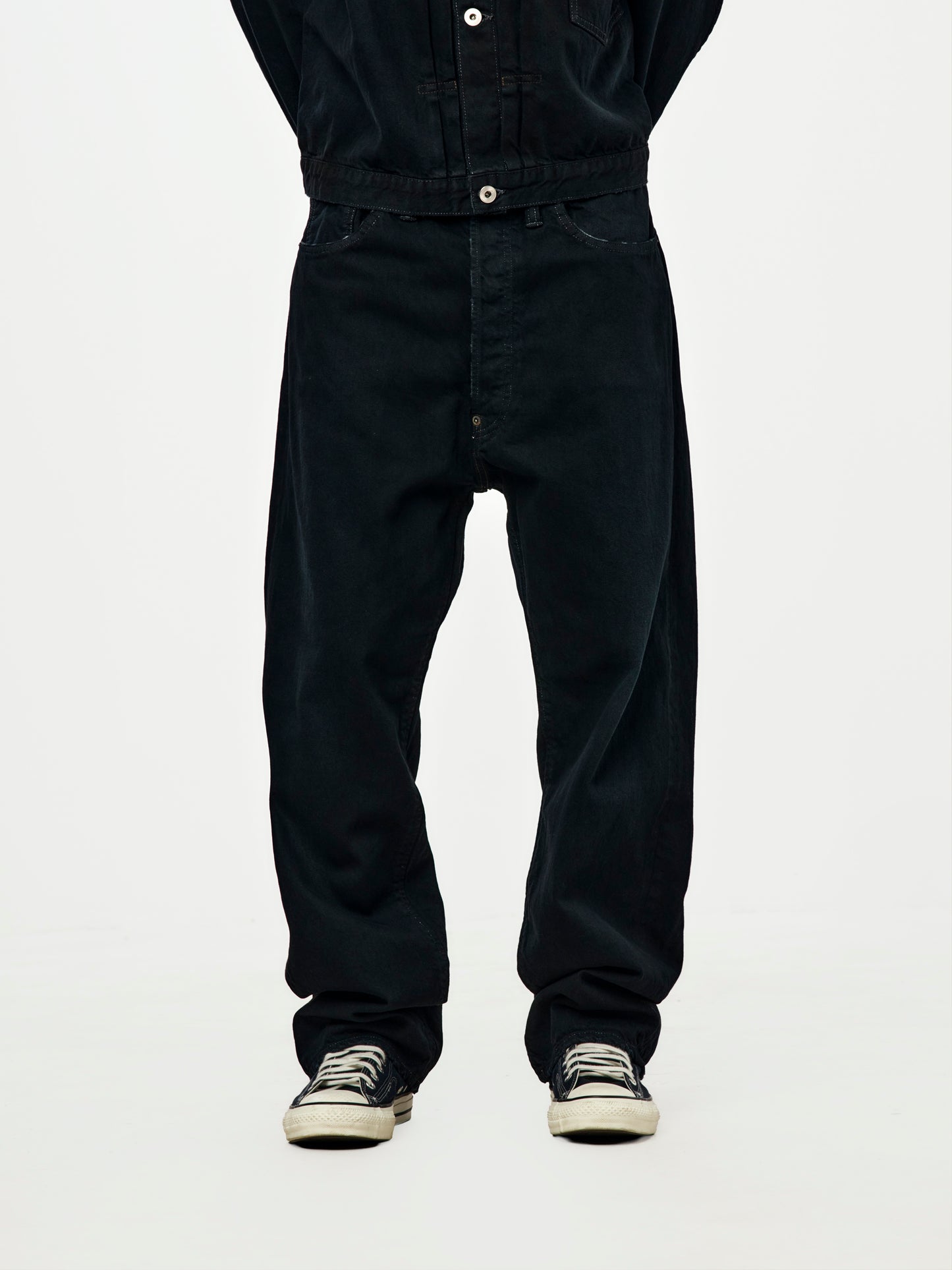 A.PRESSE No.22 Washed Wide Denim Pants (Custom) (SIS)