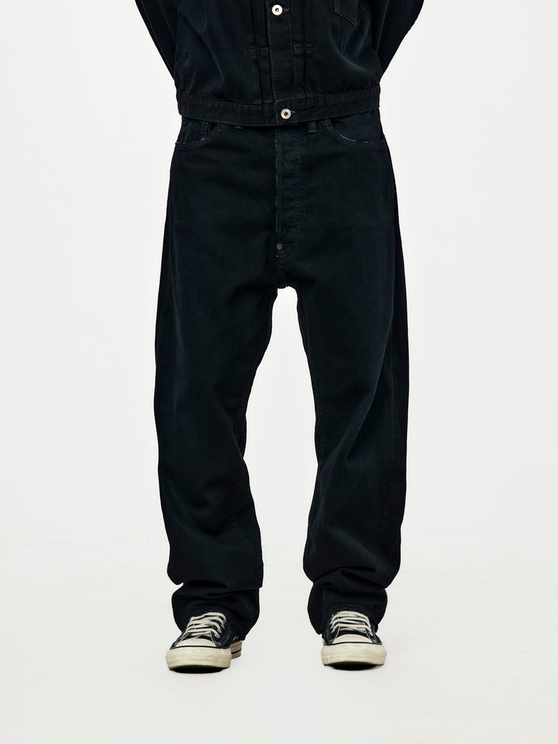 A.PRESSE No.22 Washed Wide Denim Pants (Custom) (SIS)