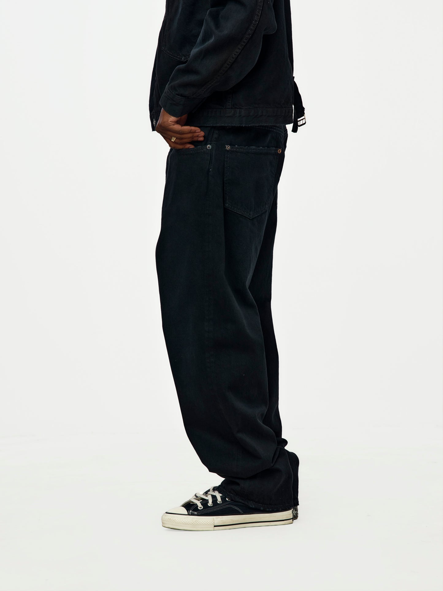 A.PRESSE No.22 Washed Wide Denim Pants (Custom) (SIS)