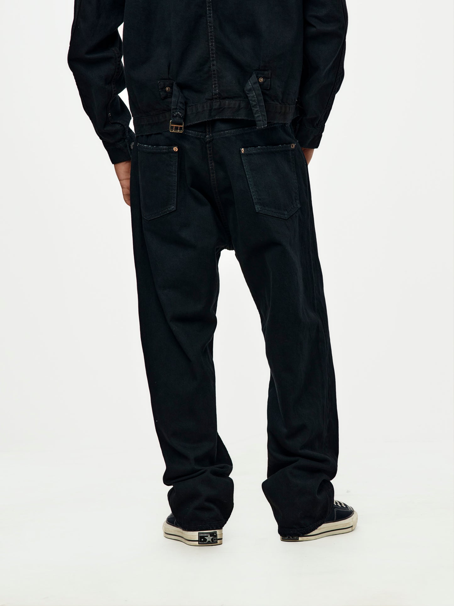 A.PRESSE No.22 Washed Wide Denim Pants (Custom) (SIS)