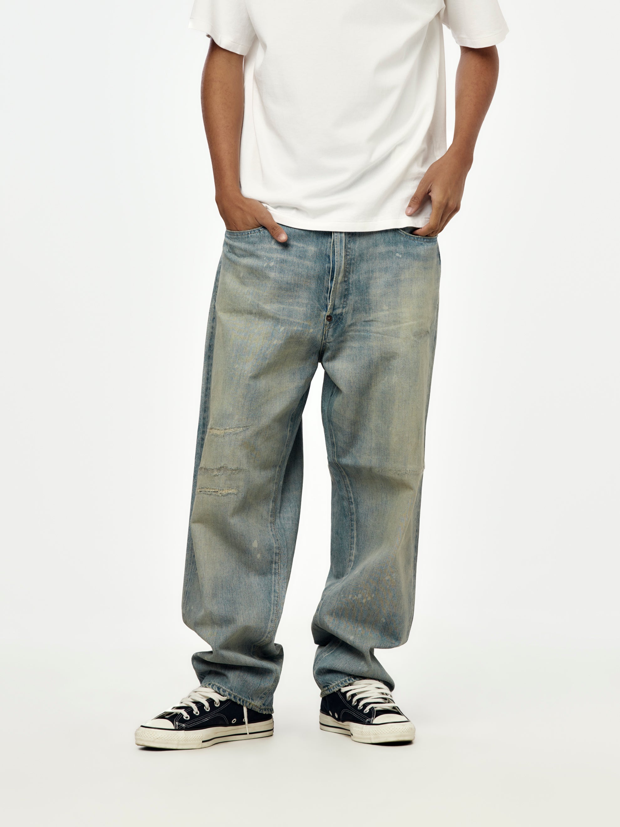 パンツ a.presse no.37 washed wide denim pants A.PRESSE A.PRESSE No.37 Washed Wide Denim Pants | Union LA - UNION