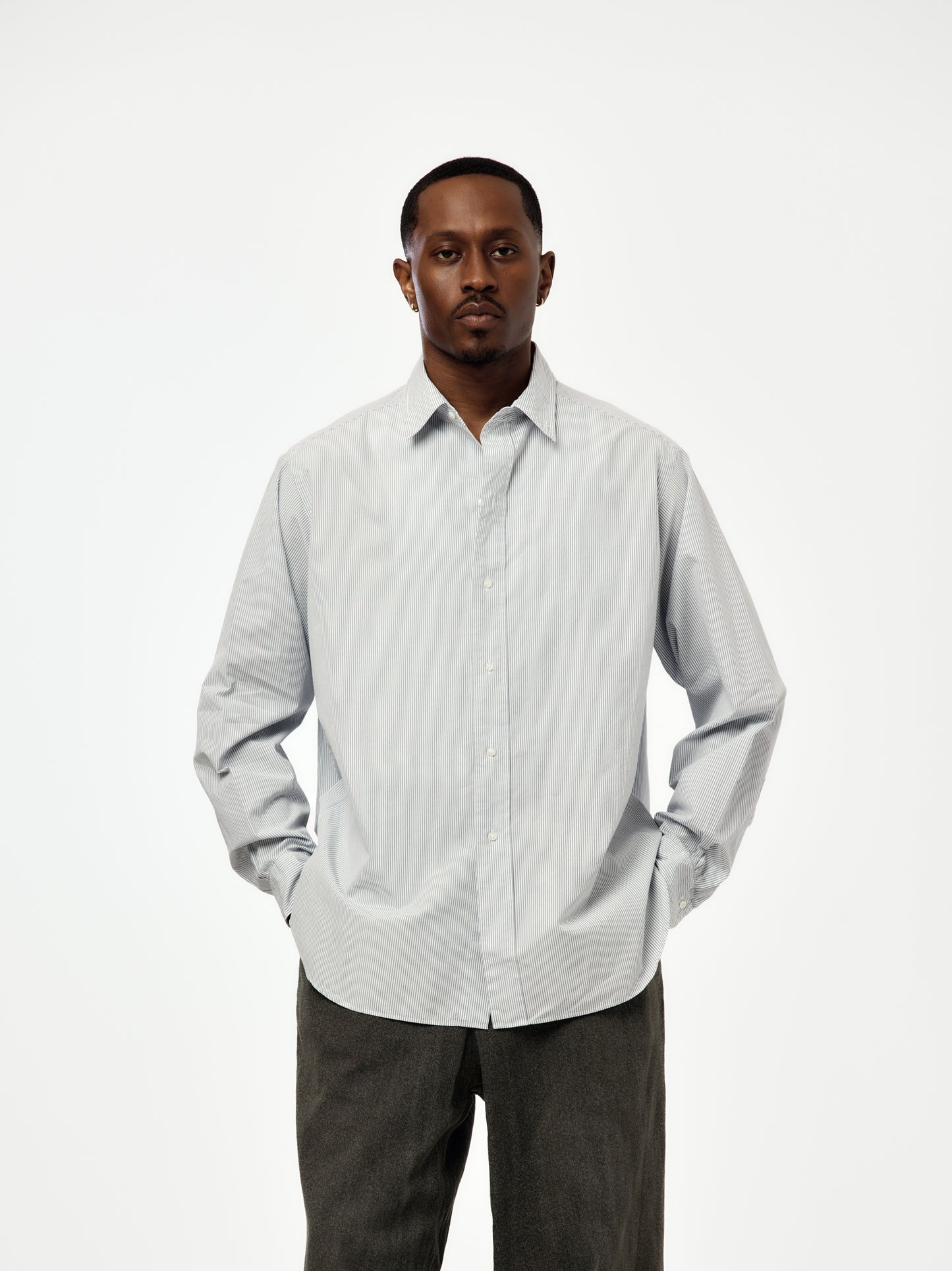 Regular Collar Shirts (GRAY) (SIS)