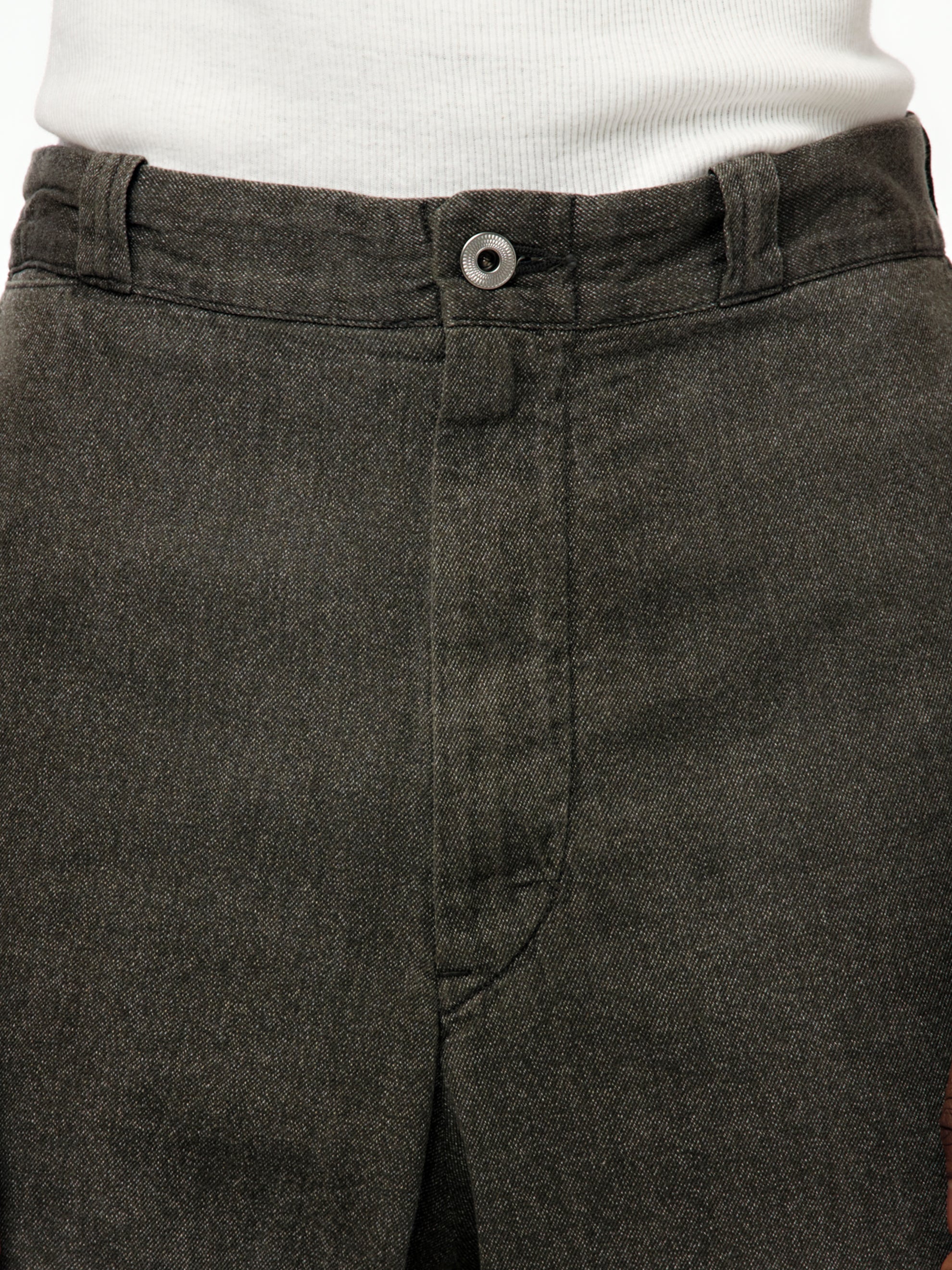 A.PRESSE Vintage Black Chambray Work Pants (BLACK) (SIS) - UNION