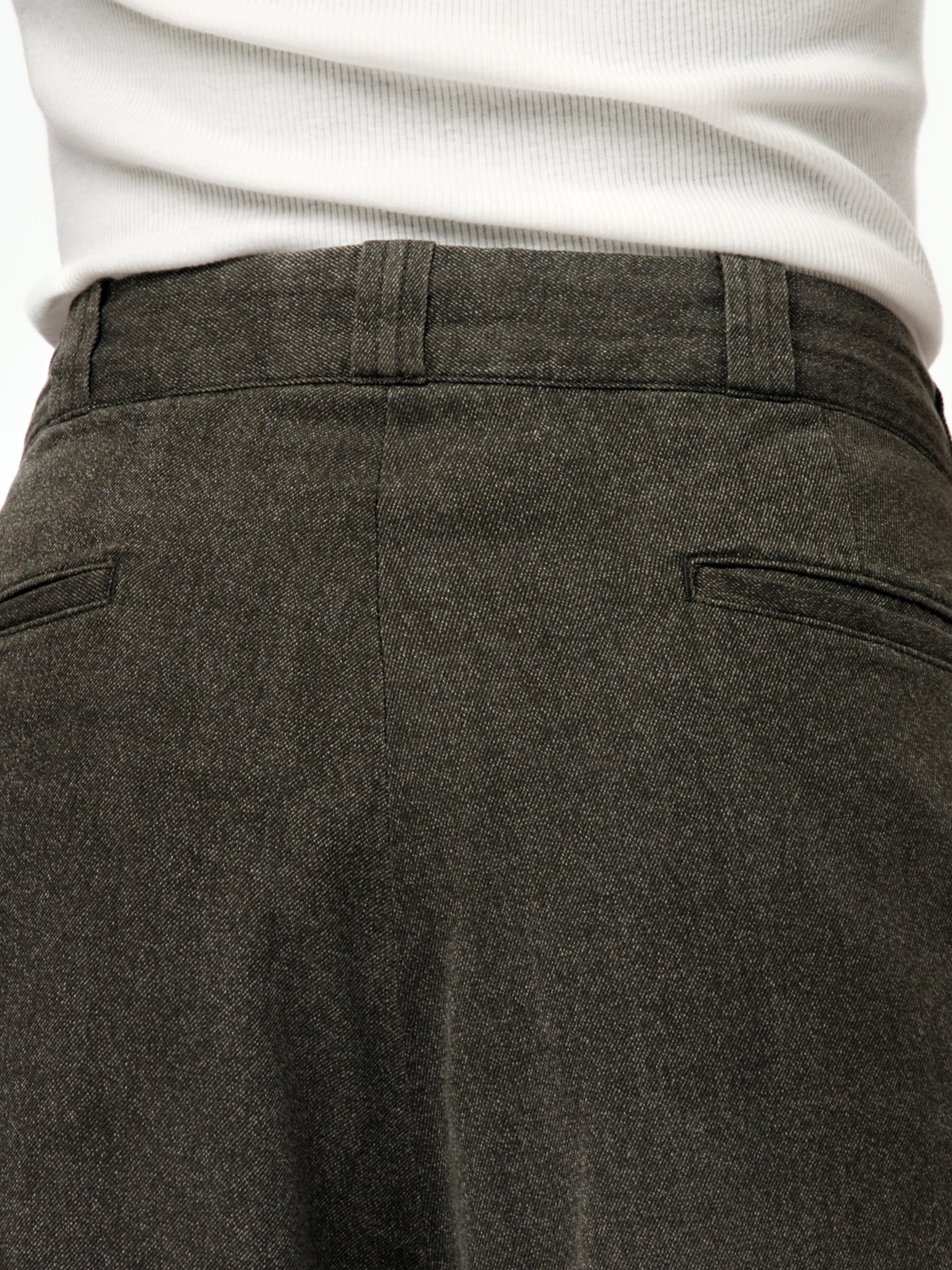 A.PRESSE Vintage Black Chambray Work Pants (BLACK) (SIS) - UNION