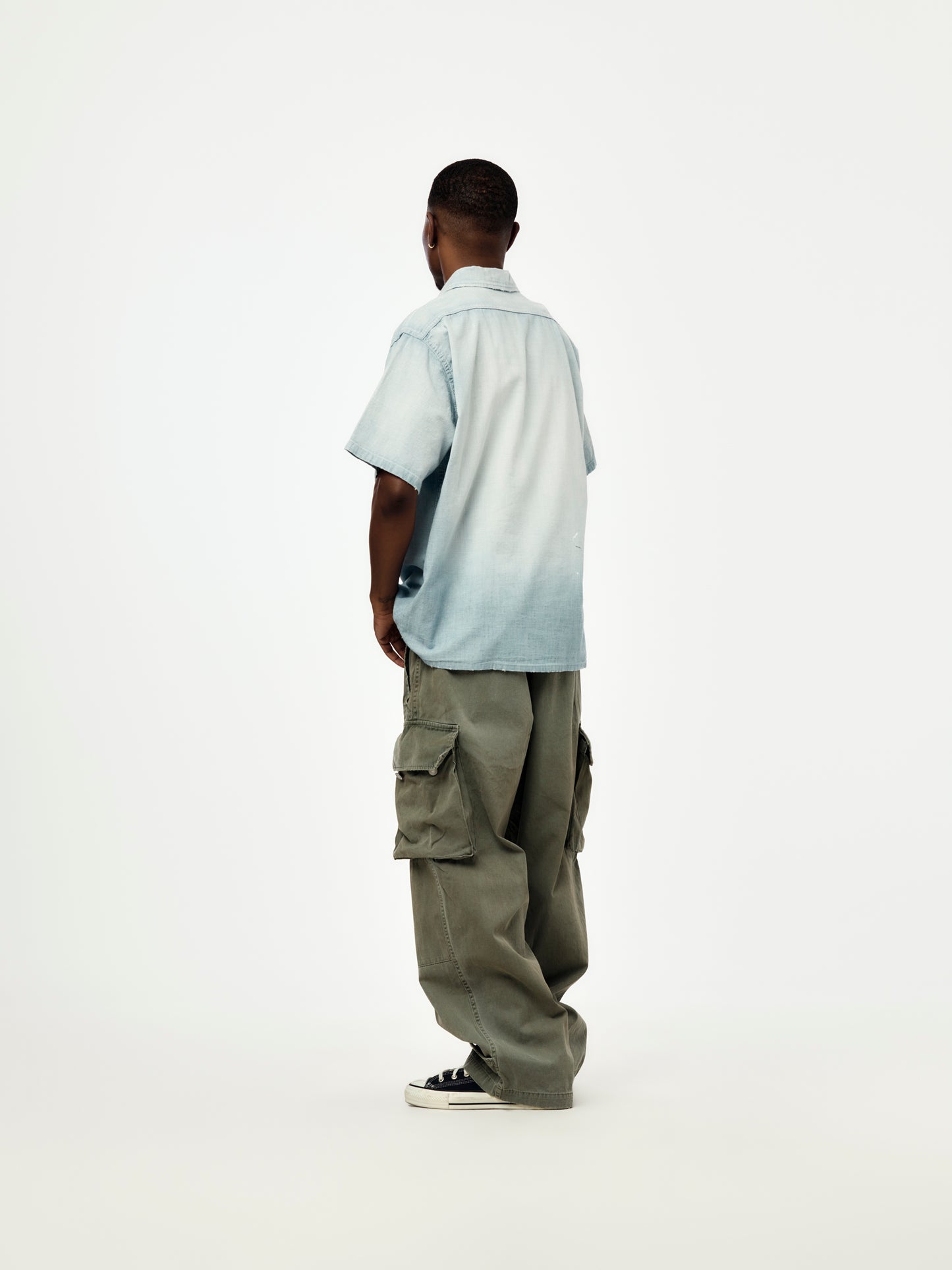 Vintage Chambray S/S Shirts (BLEACH) (SIS)