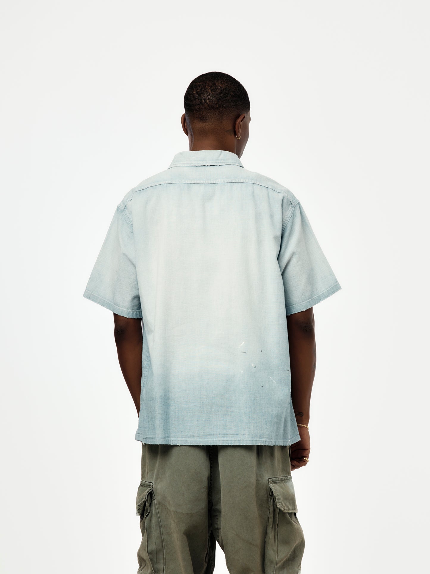 Vintage Chambray S/S Shirts (BLEACH) (SIS)