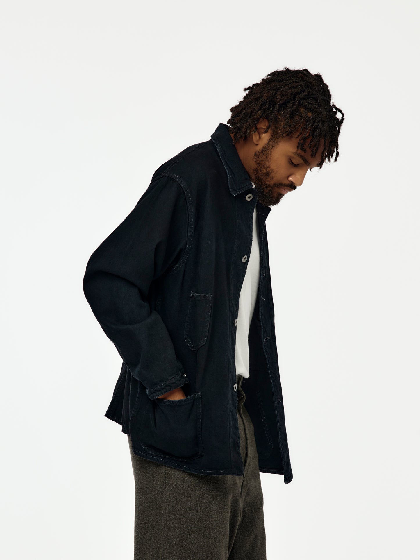 A.PRESSE Vintage Denim Chore Jacket (Custom) (Sis)