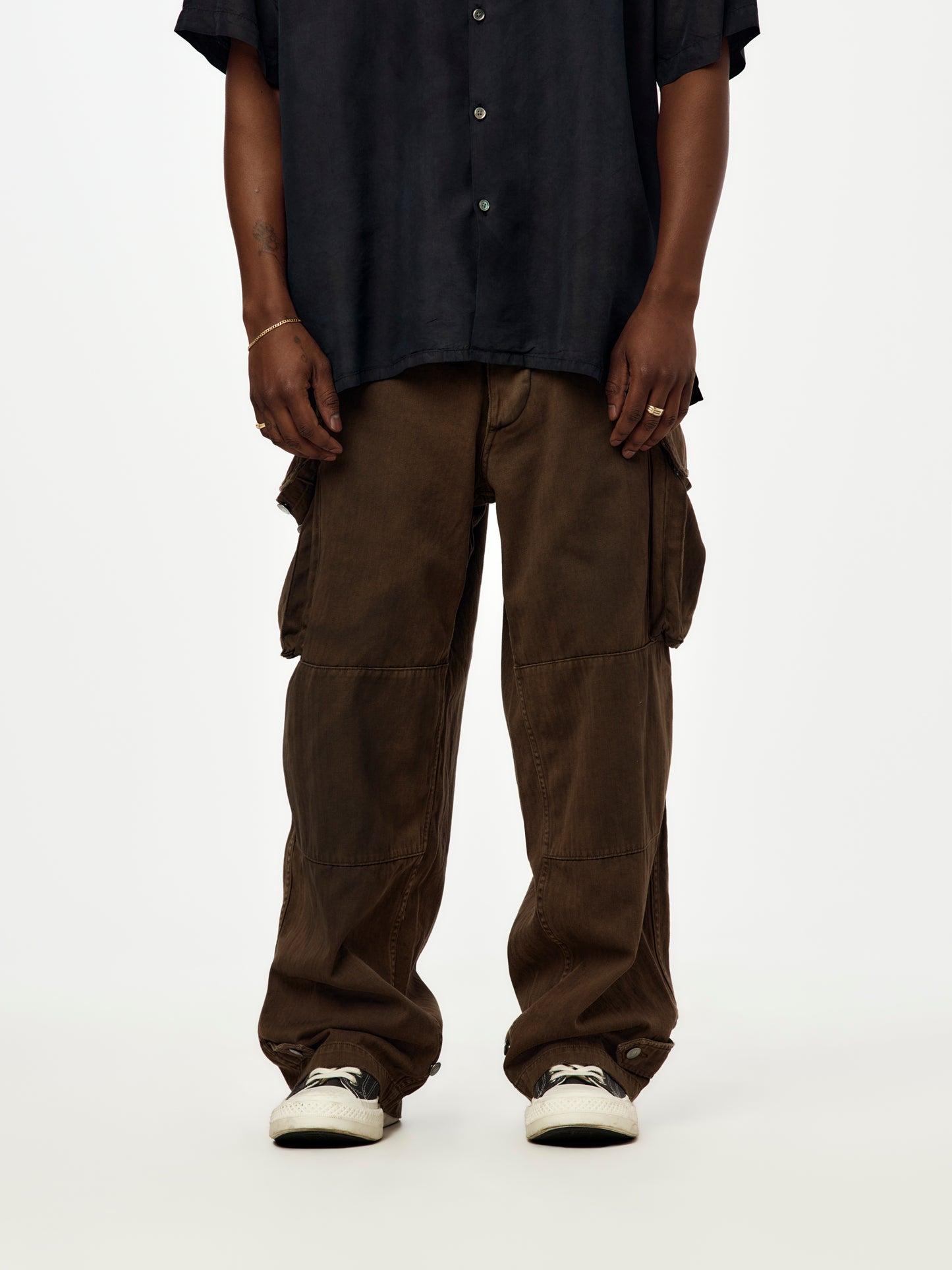 Vintage FA HBT M-47 Pants (BROWN) (SIS)