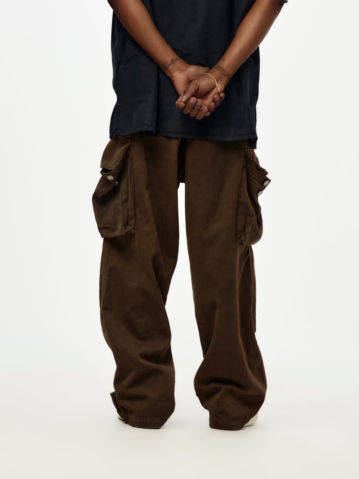 Vintage FA HBT M-47 Pants (BROWN) (SIS)