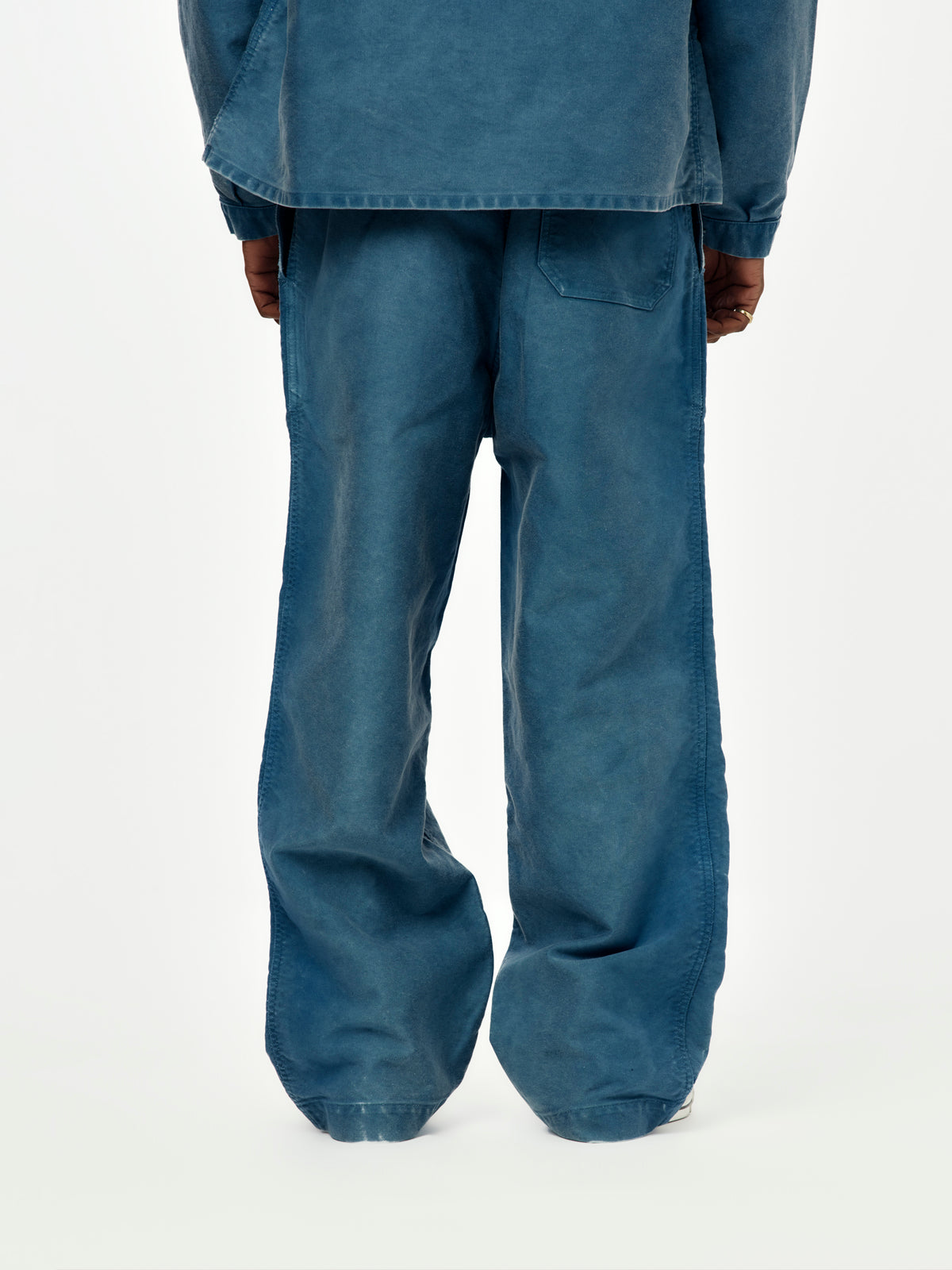 A.PRESSE Vintage French Work Pants (Sis) (Blue)