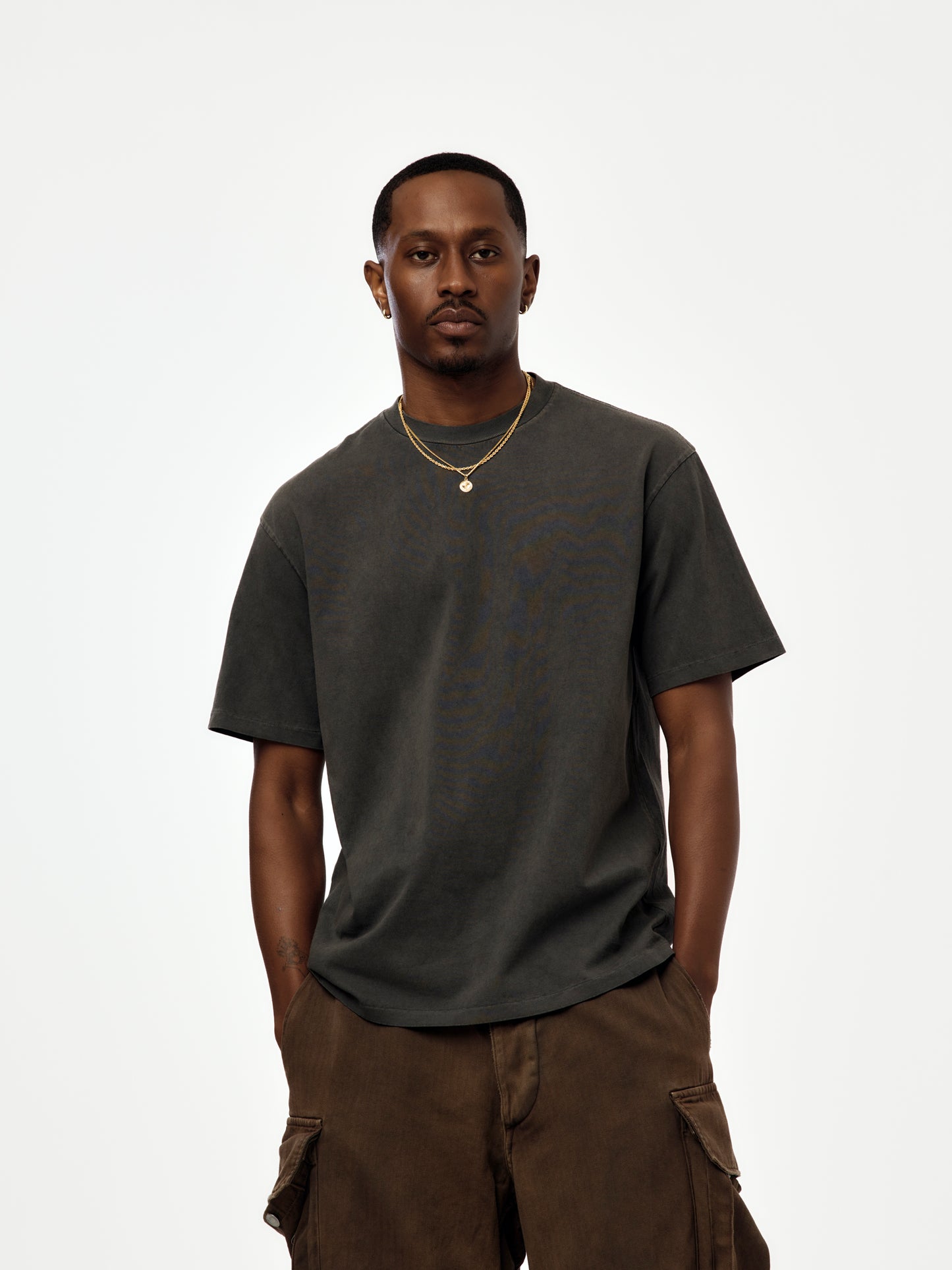 Vintage Light Weight T-Shirt (BLACK) (SIS)
