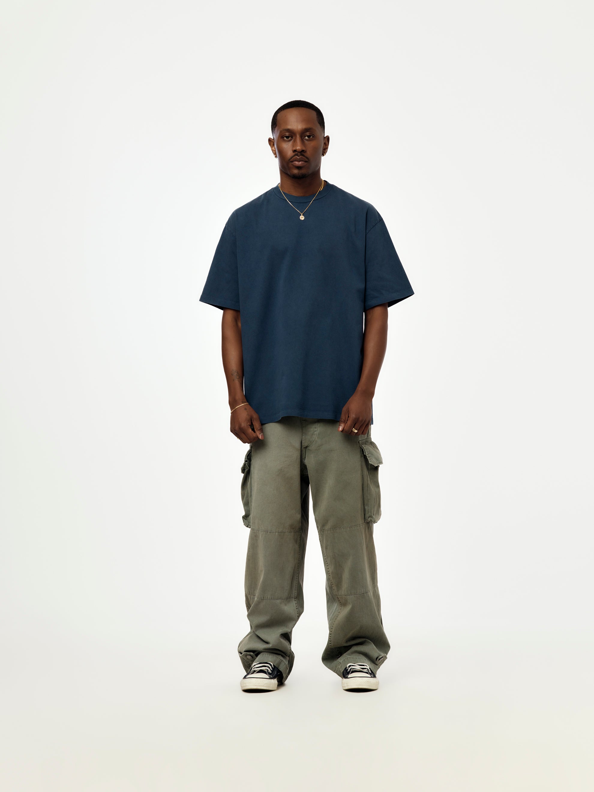 A.PRESSE Vintage Light Weight T-Shirt (BLUE) (SIS) - UNION LOS ANGELES