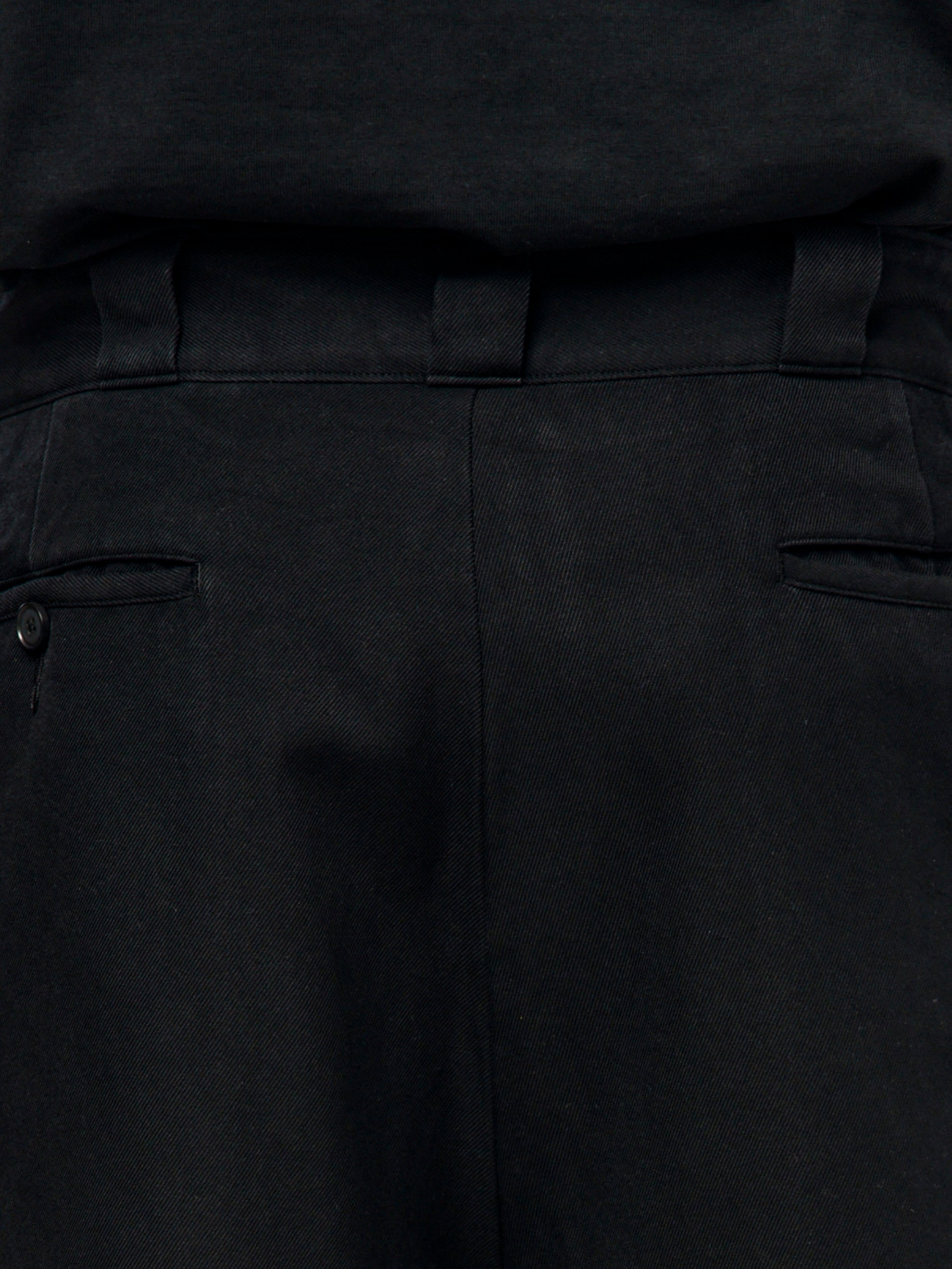 A.PRESSE Vintage Silk Cotton Work Pants (Black) (SIS) - UNION LOS