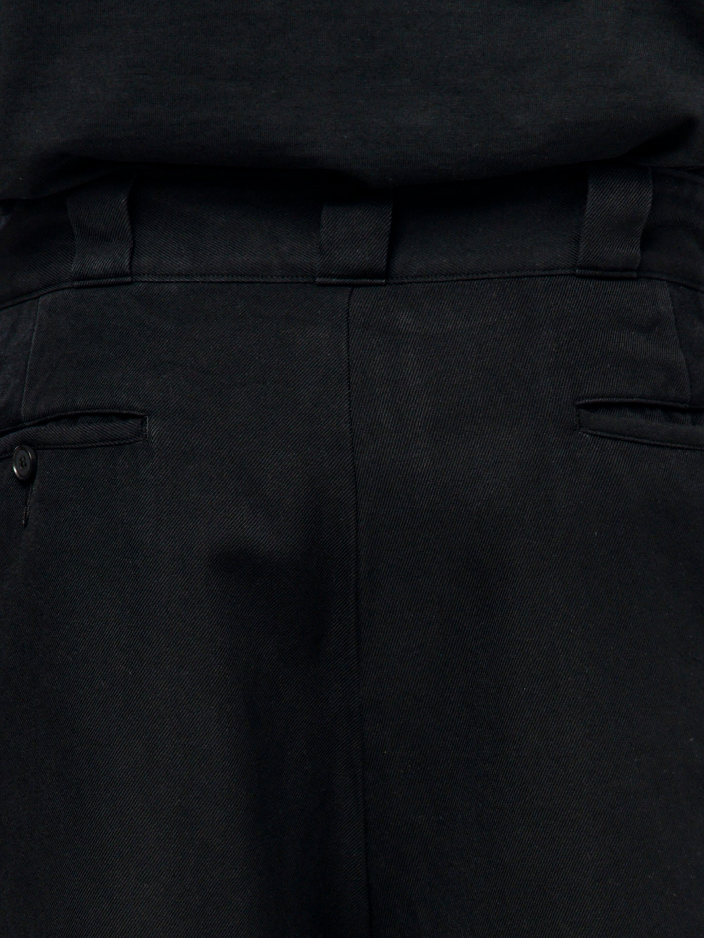 Vintage Silk Cotton Work Pants (Black) (SIS)