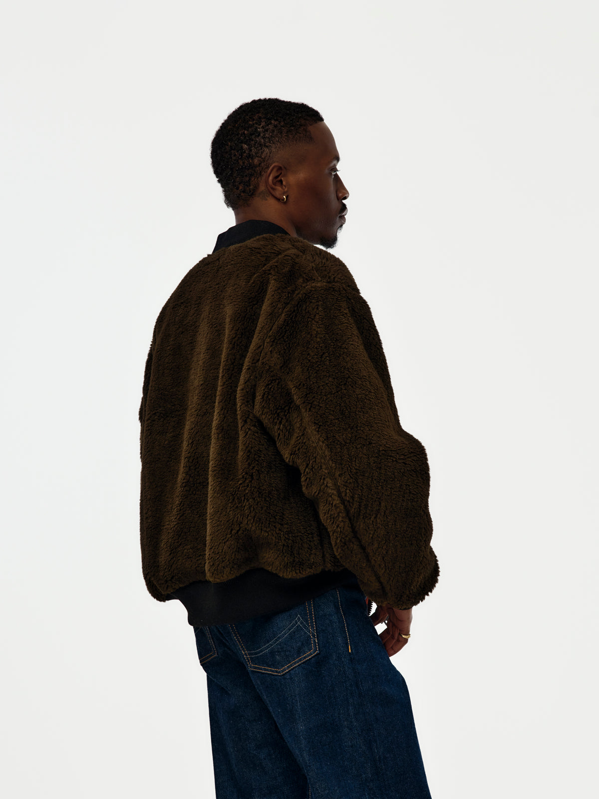 A.PRESSE Vintage Silk Test Sample Reversible Flight Jacket (Sis) (Orange)