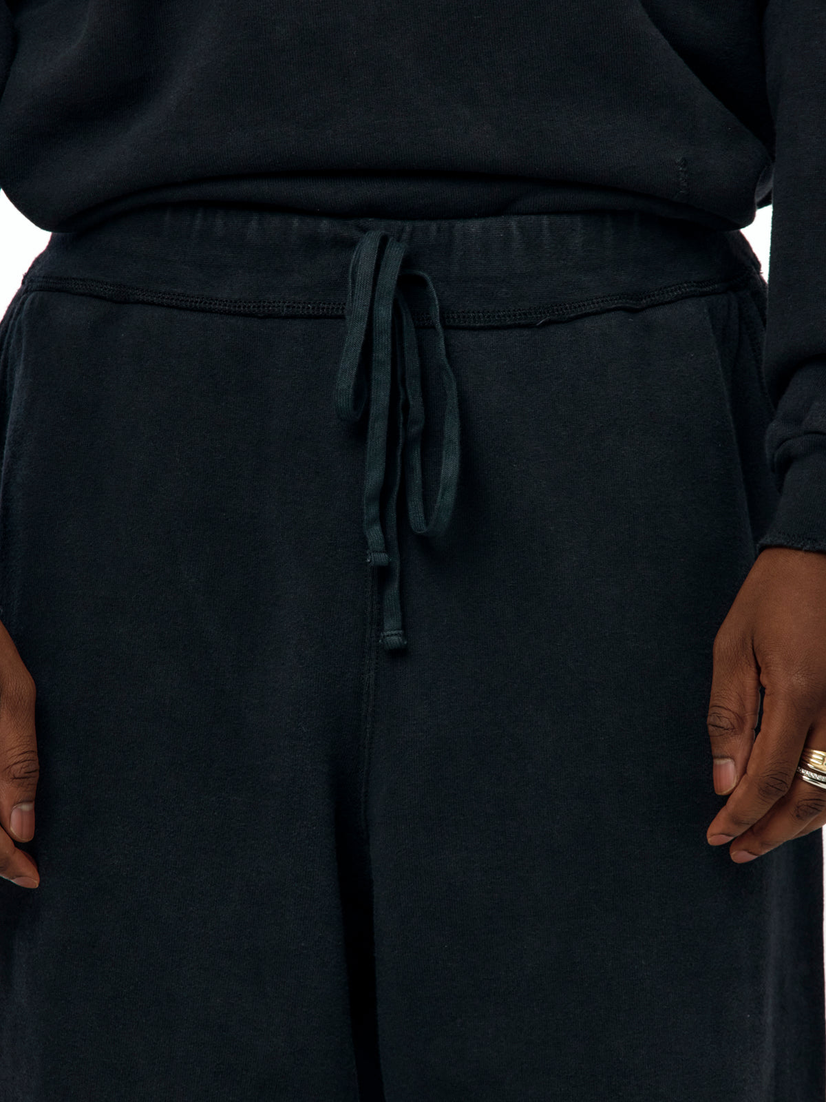 A.PRESSE Vintage Sweatpants (Sis) (Black)