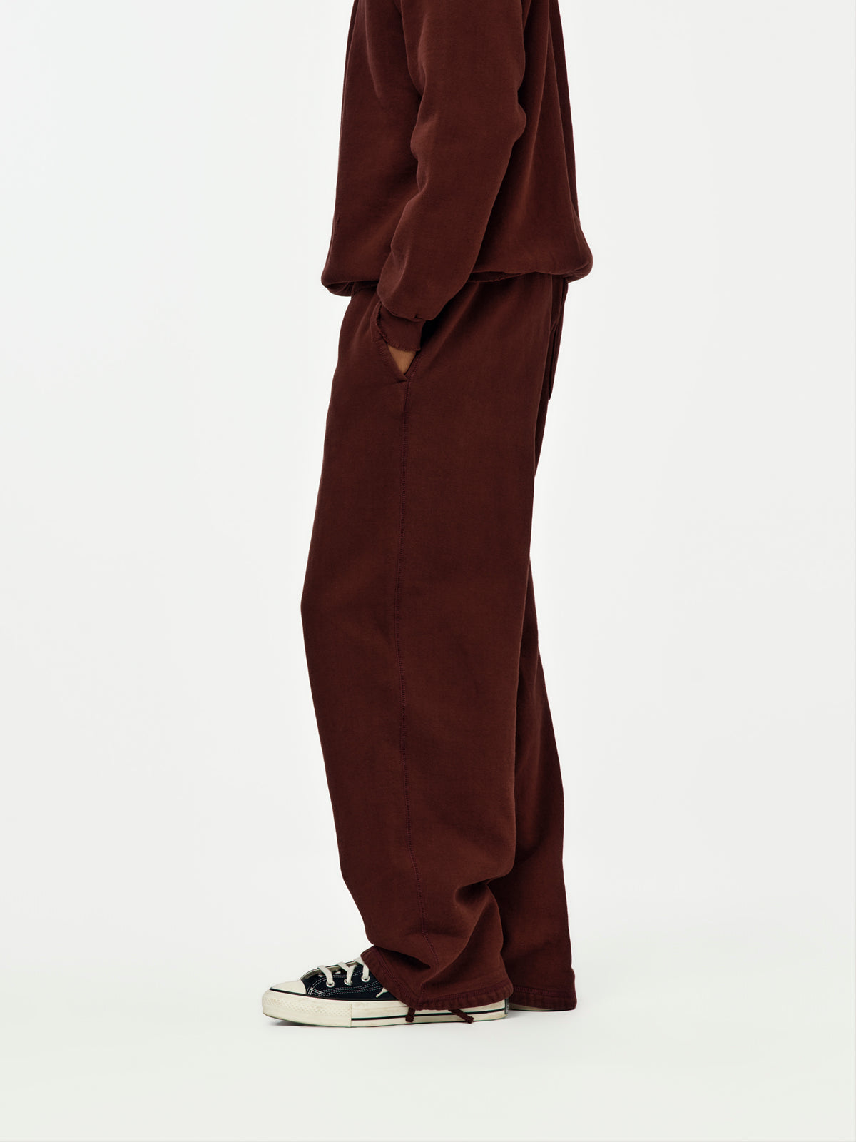 A.PRESSE Vintage Sweatpants (Sis) (Burgundy)