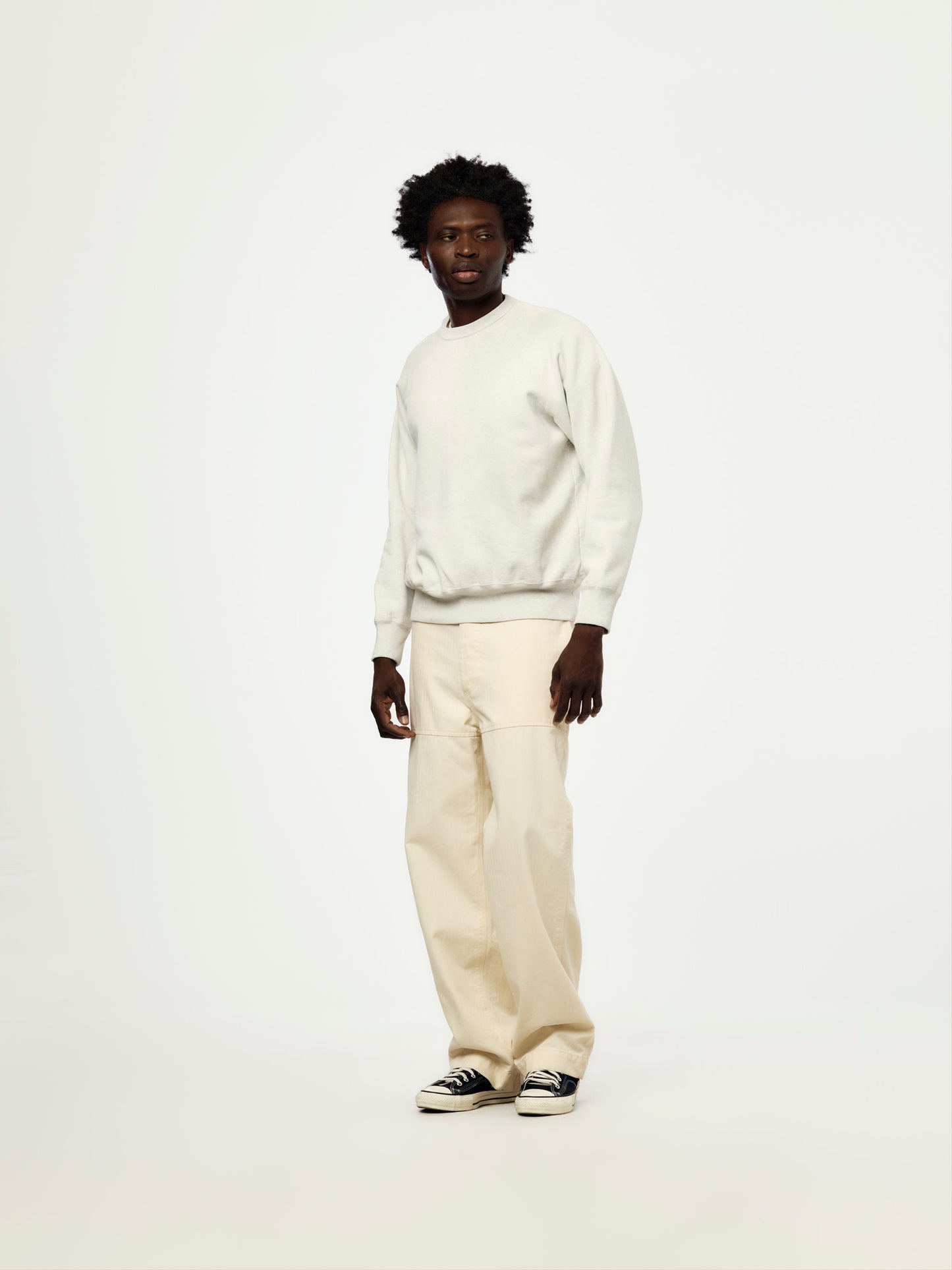 A.PRESSE Vintage Sweatshirt (Sis) (Oatmeal)