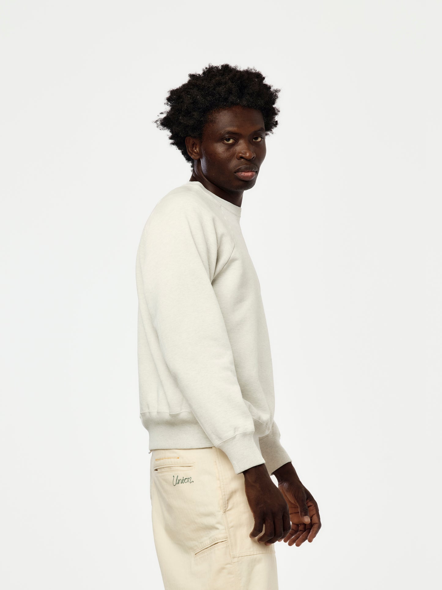 A.PRESSE Vintage Sweatshirt (Sis) (Oatmeal)