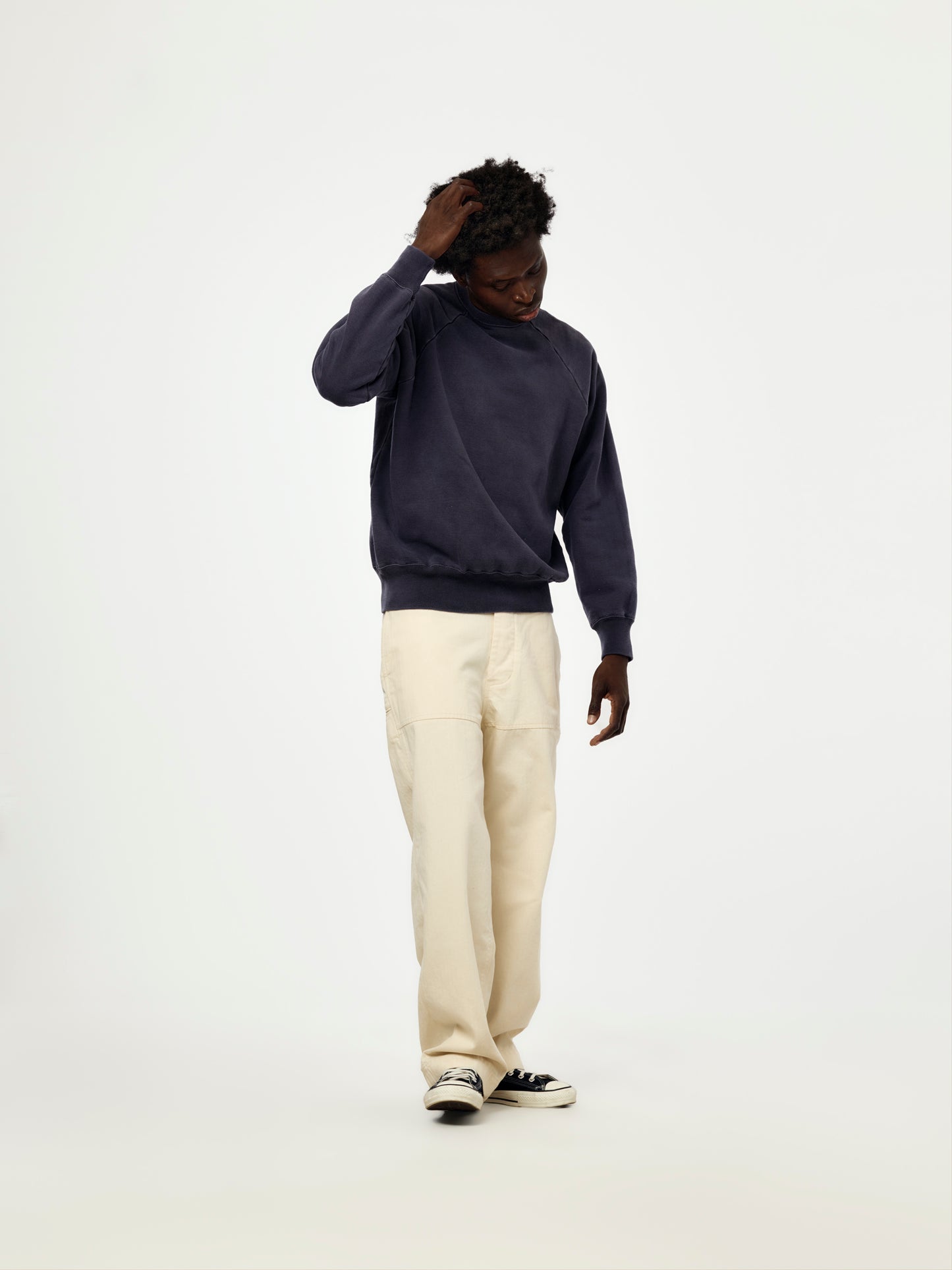 A.PRESSE Vintage Sweatshirt (Sis) (Purple)