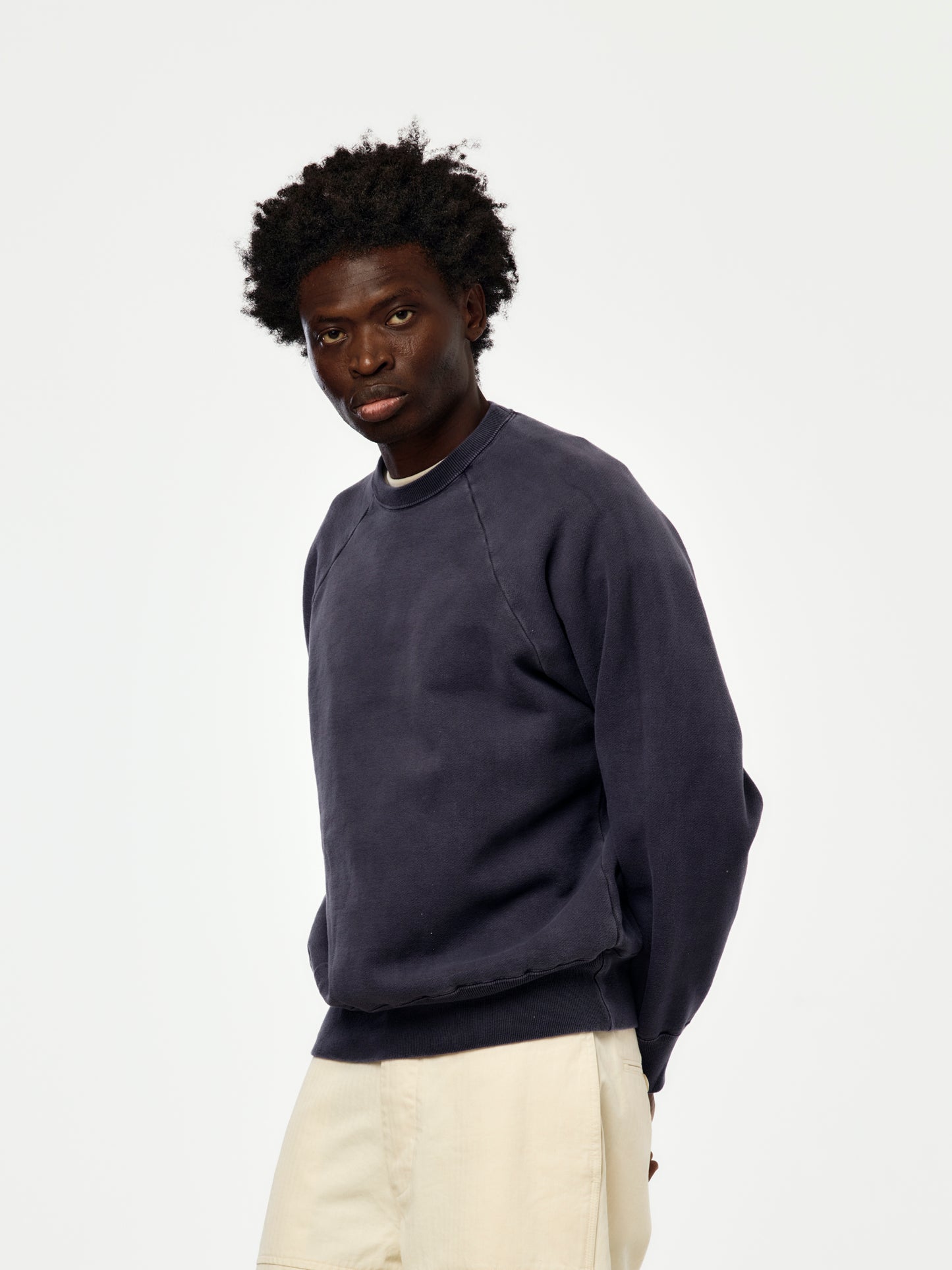 A.PRESSE Vintage Sweatshirt (Sis) (Purple)