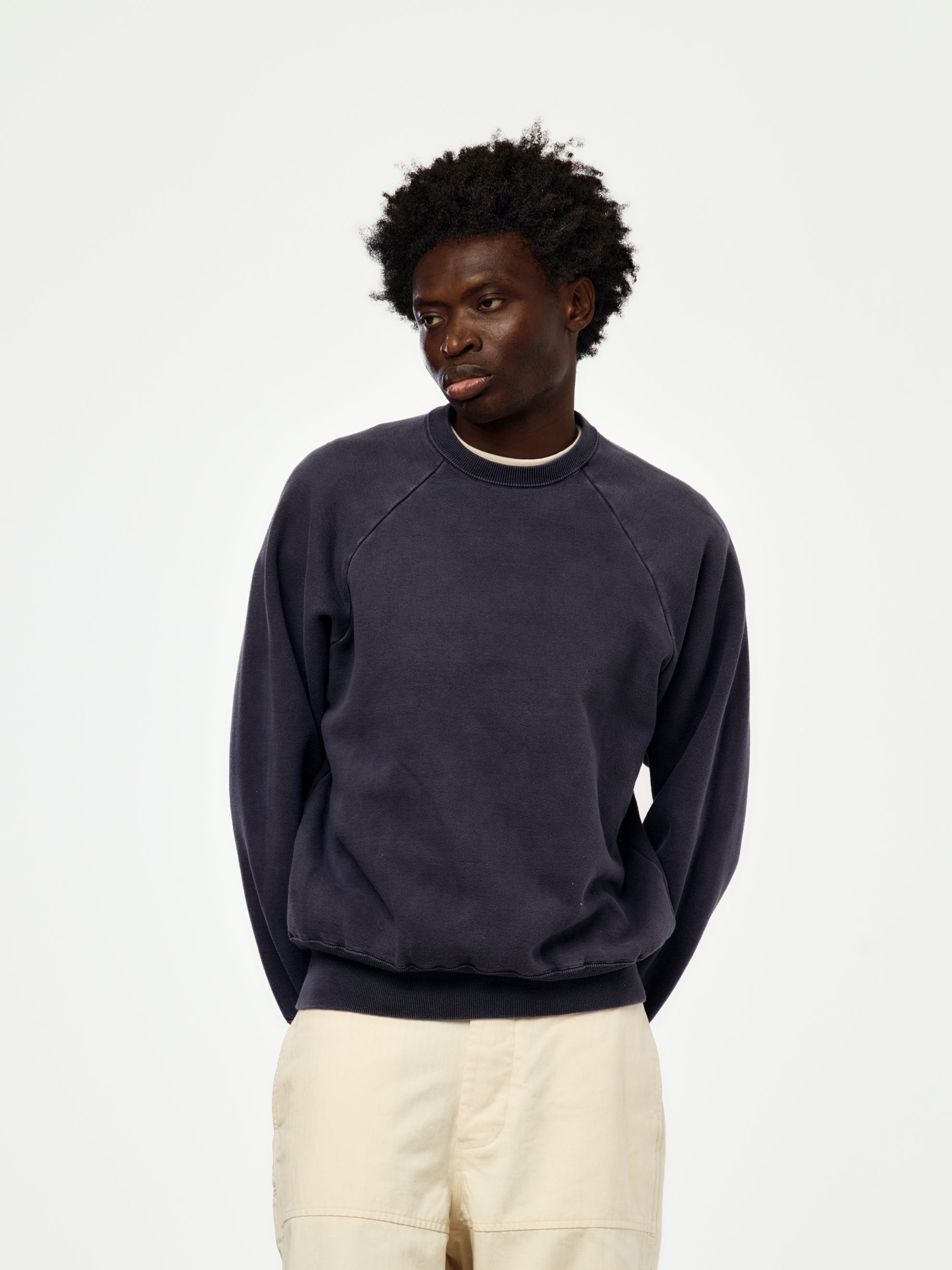 A.PRESSE A.PRESSE Vintage Sweatshirt (Sis) (Purple) - UNION LOS