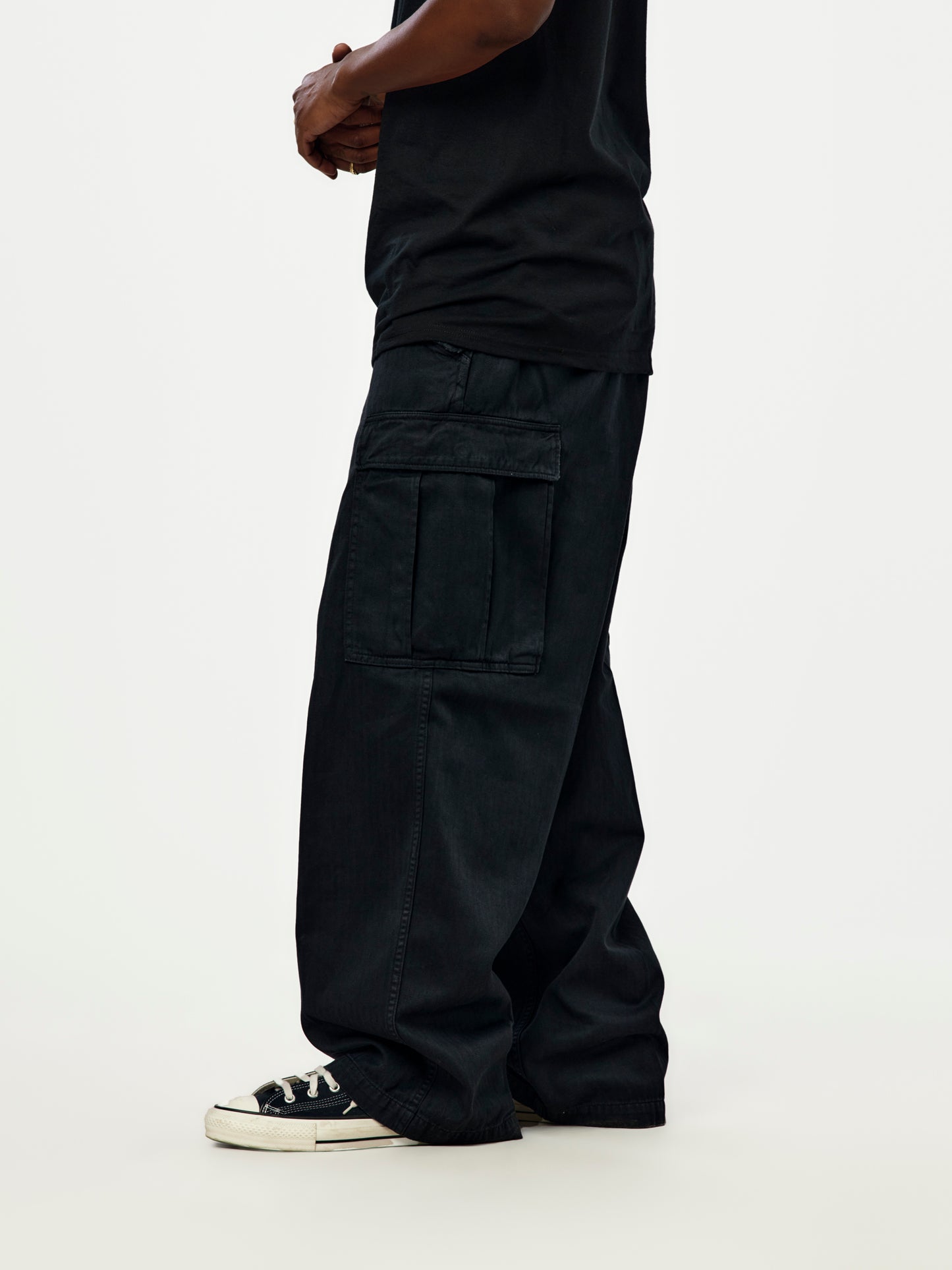 A.PRESSE Vintage Us Army M-51 Field Pants (Black)