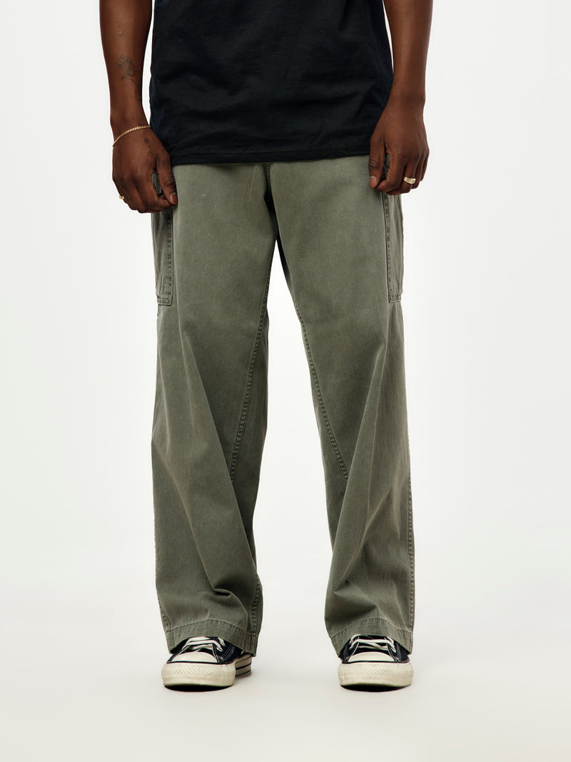 A.PRESSE Vintage Us Army M-51 Field Pants (Sage)