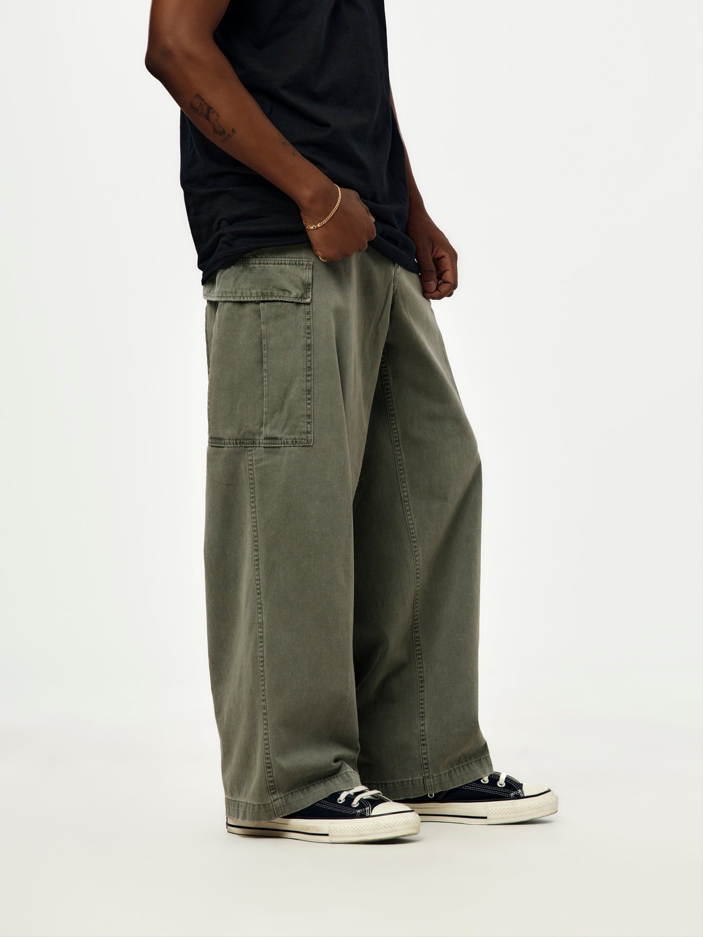 A.PRESSE Vintage Us Army M-51 Field Pants (Sage)