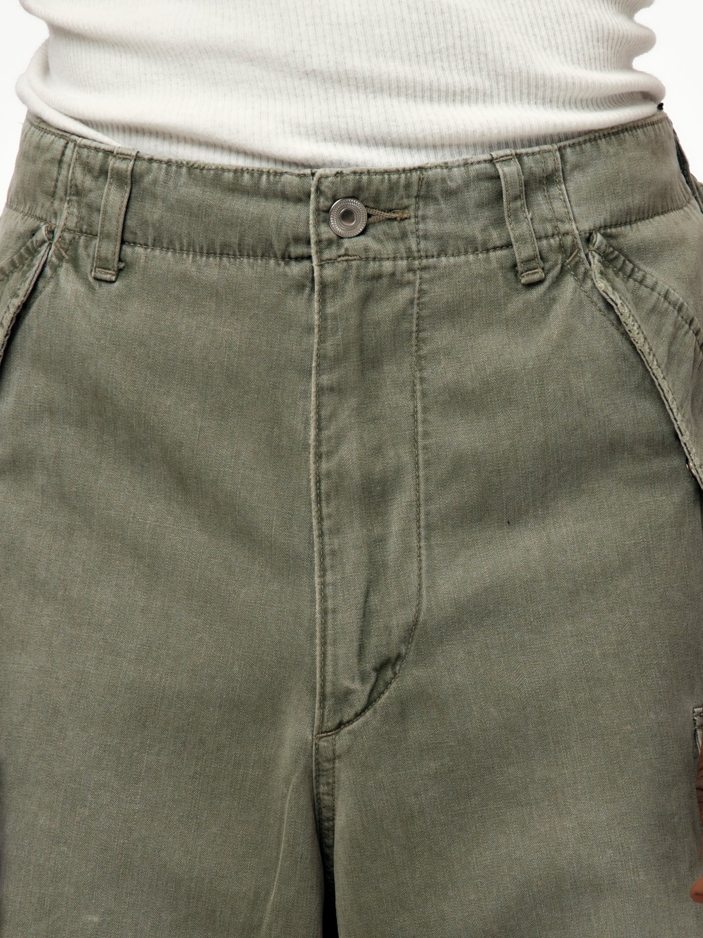 A.PRESSE Vintage Us Army M-51 Field Pants (Sage)