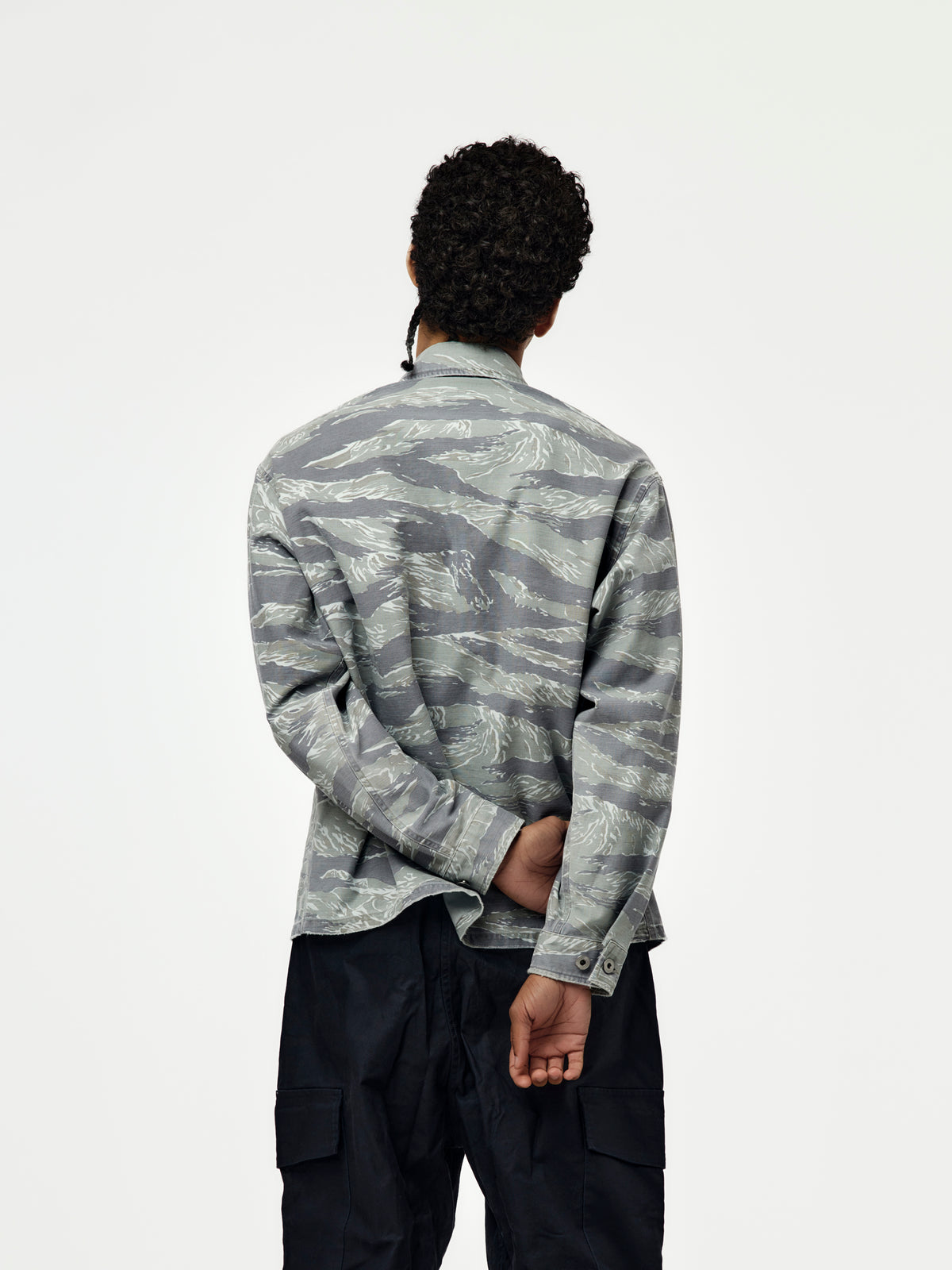 A.PRESSE Vintage Us Army Tiger Stripe Jacket (Sis) (Tiger Stripe)