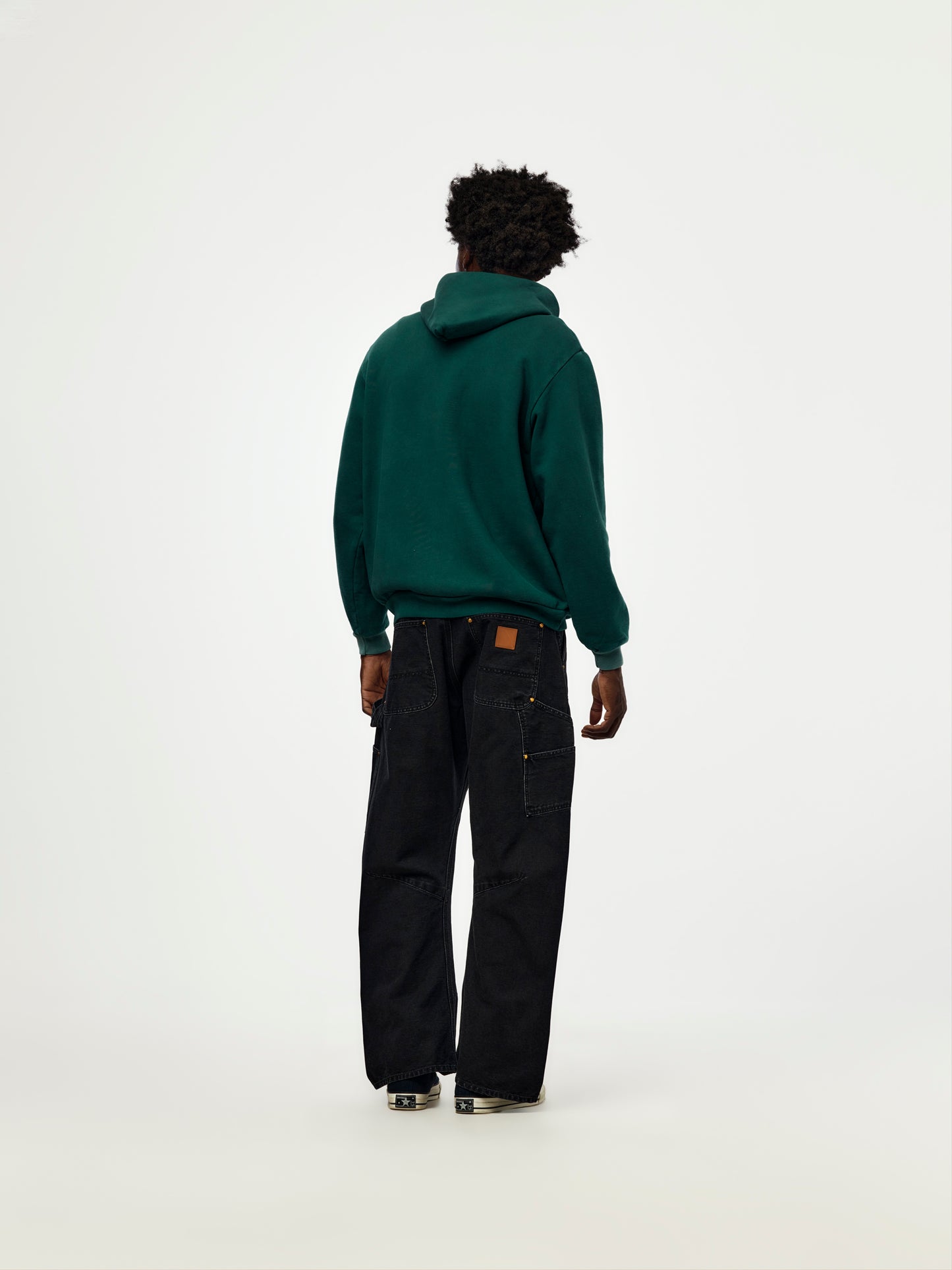 A.PRESSE Vintage Zip Sweat Hoodie (Sis) (Green)