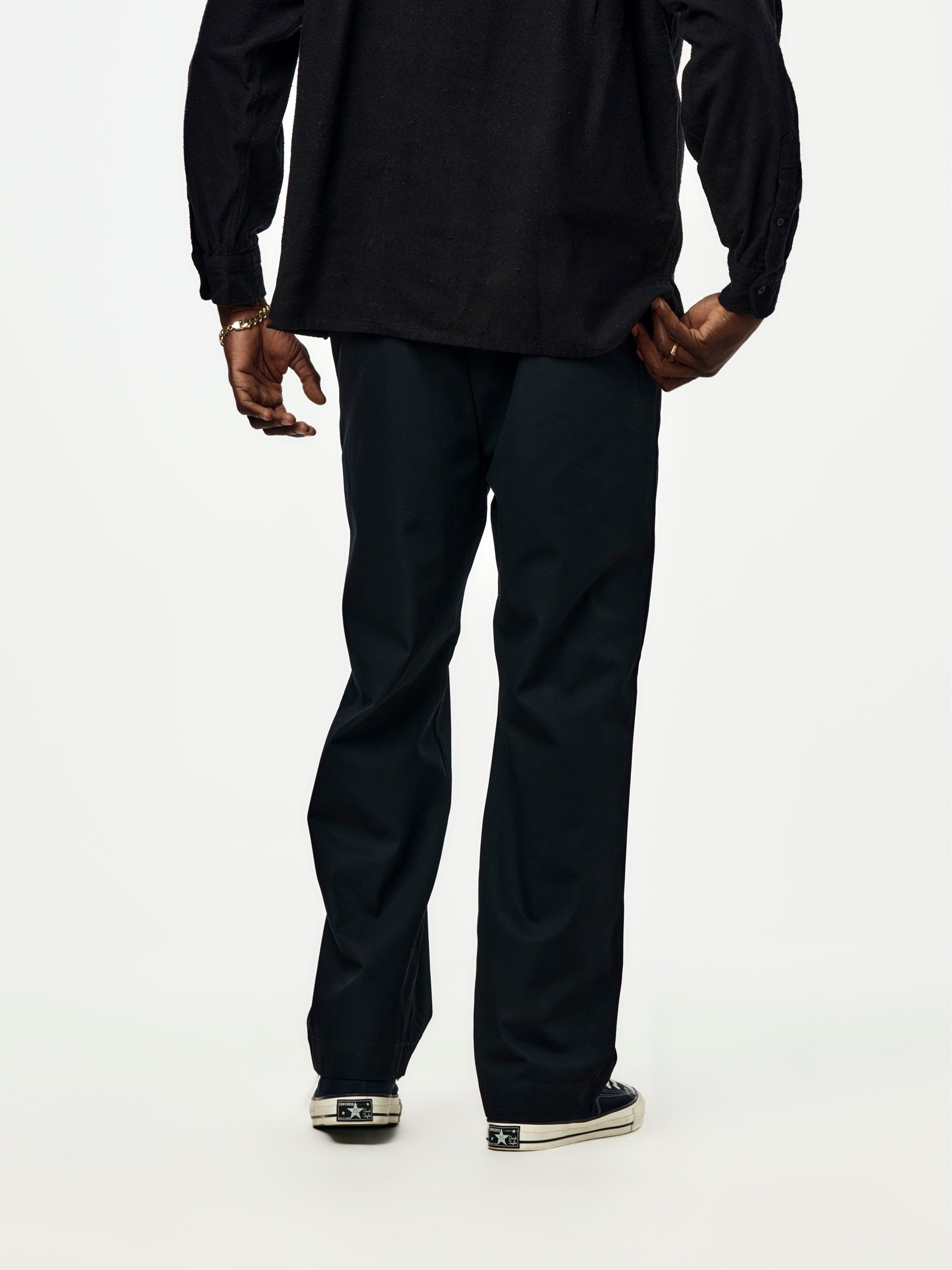 A.PRESSE A.PRESSE Work Chino Trousers Navy - UNION LOS ANGELES