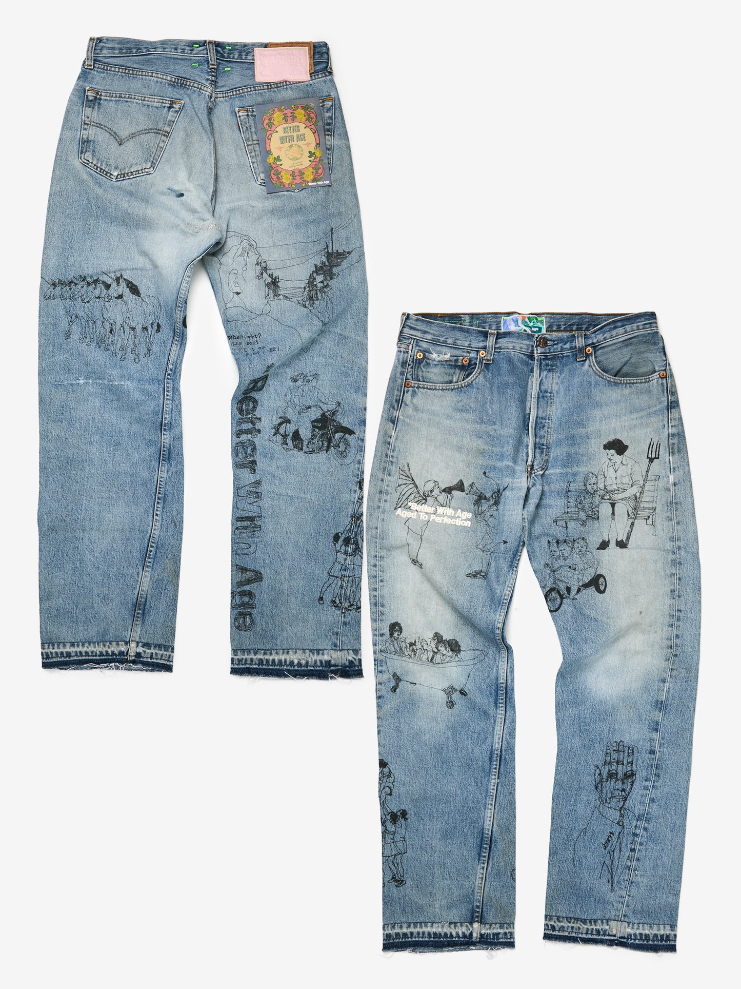 GENE DENIM (ASSORTED INDIGO)