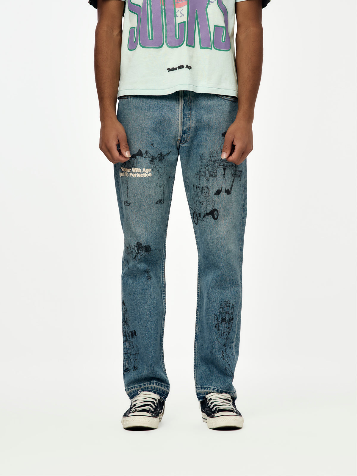 GENE DENIM (ASSORTED INDIGO)