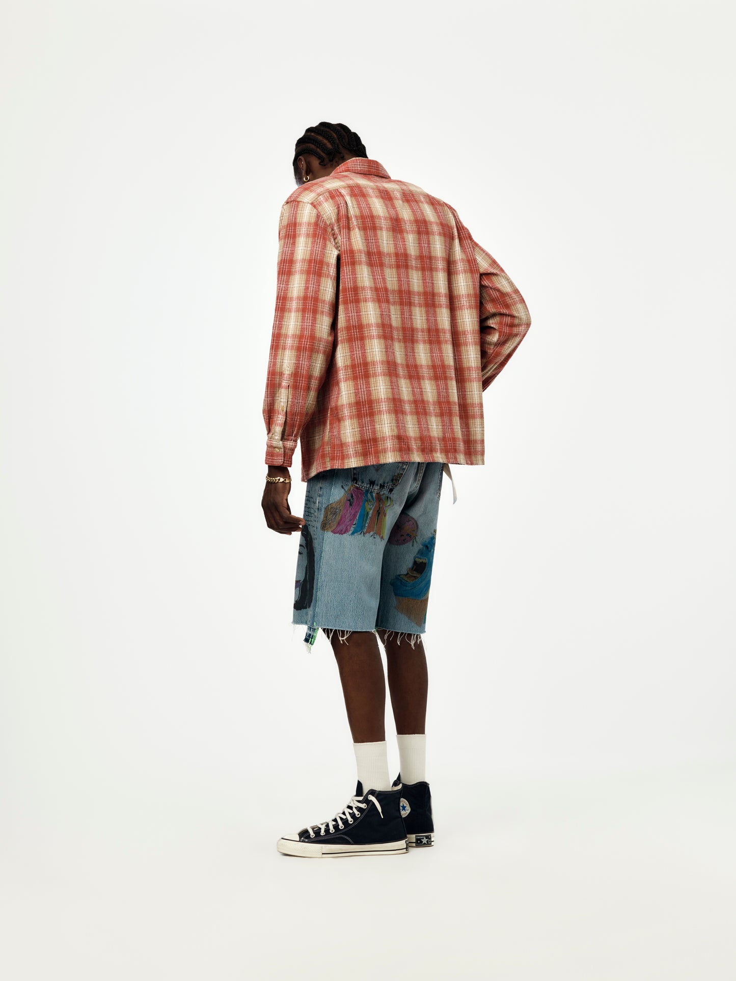 Harrison Triple-Wide Denim Short (Indigo/Assorted)