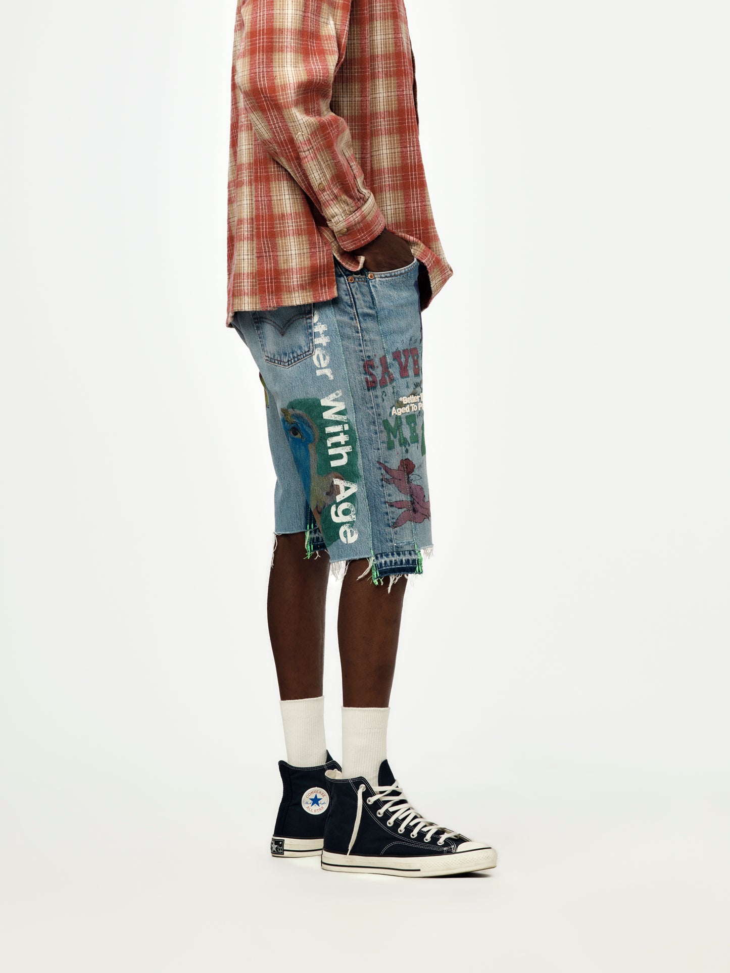 Harrison Triple-Wide Denim Short (Indigo/Assorted)