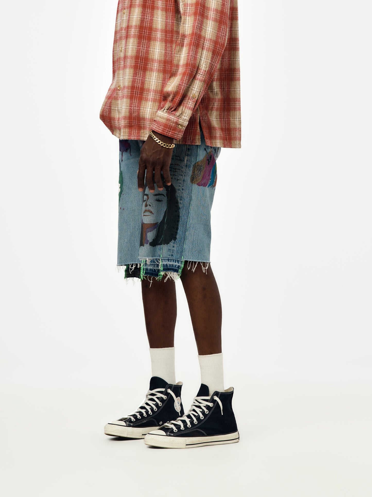 Harrison Triple-Wide Denim Short (Indigo/Assorted)