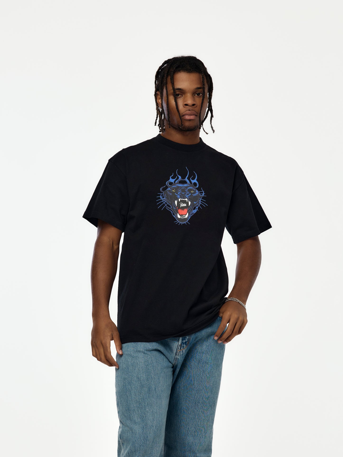 Patta Fire Panther T-Shirt (Black)