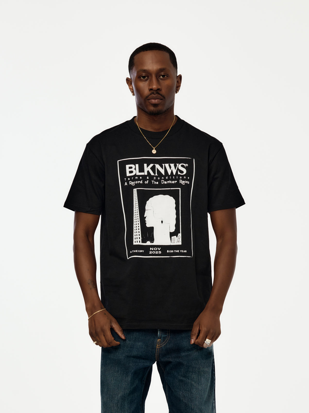 BLKNWS T-Shirt #4 (Black)