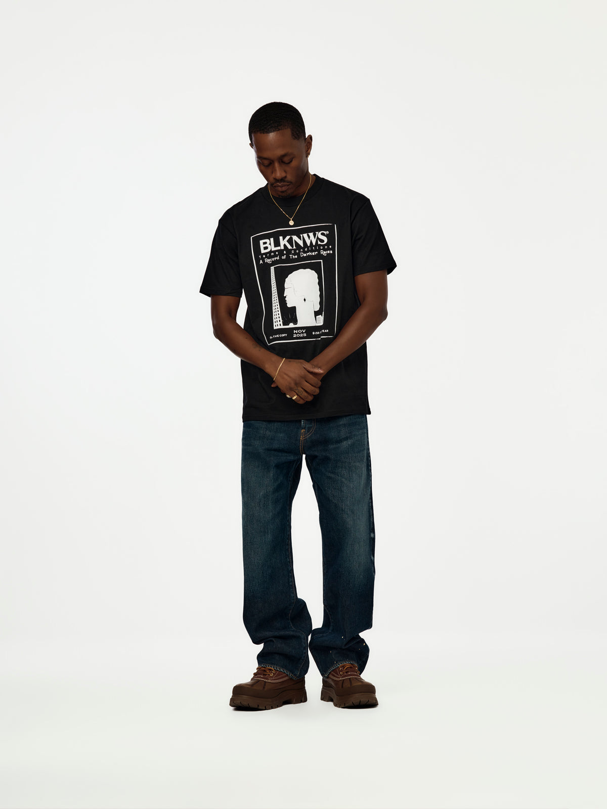 BLKNWS T-Shirt #4 (Black)