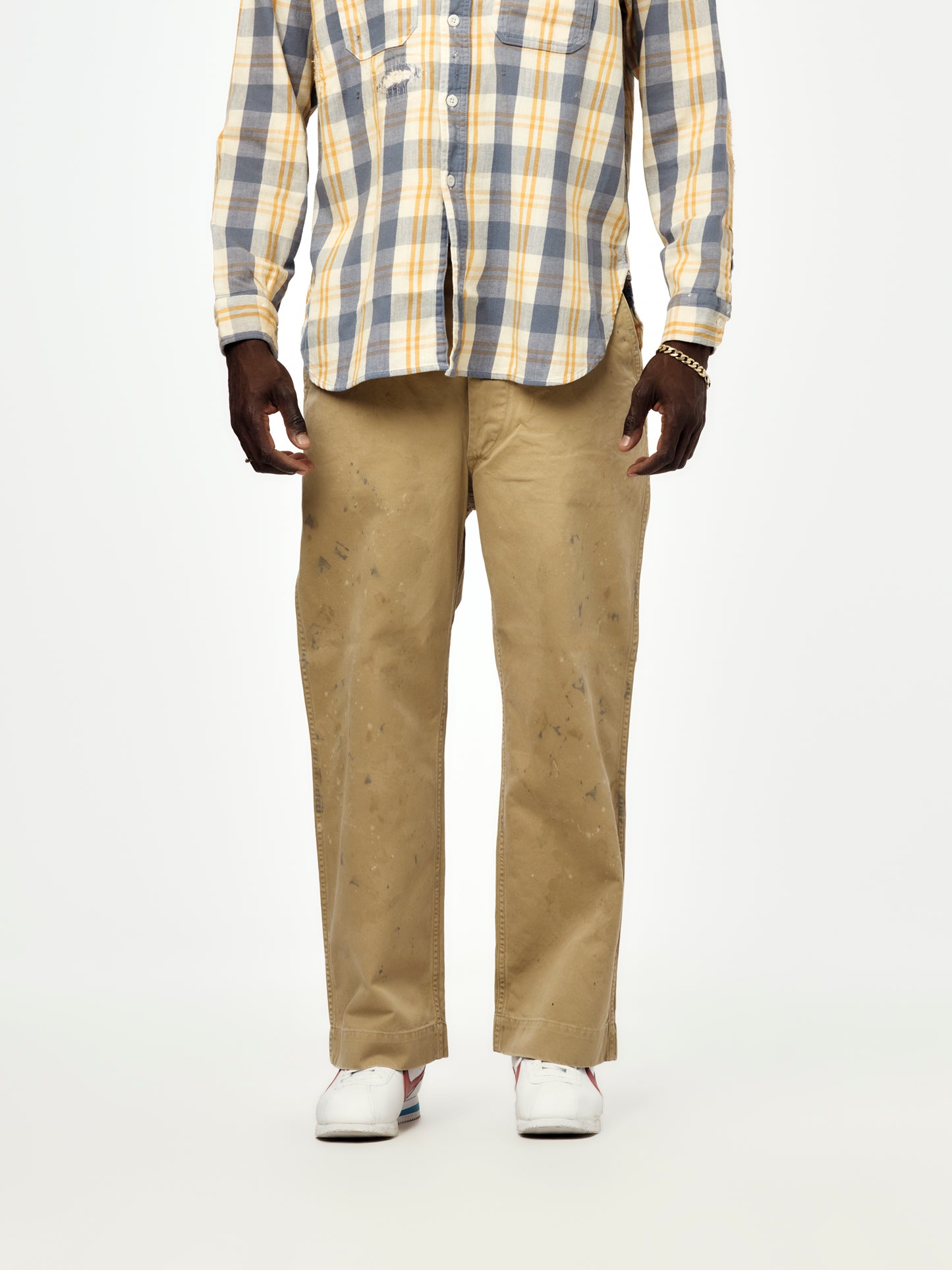 Aged Trousers (Khaki)