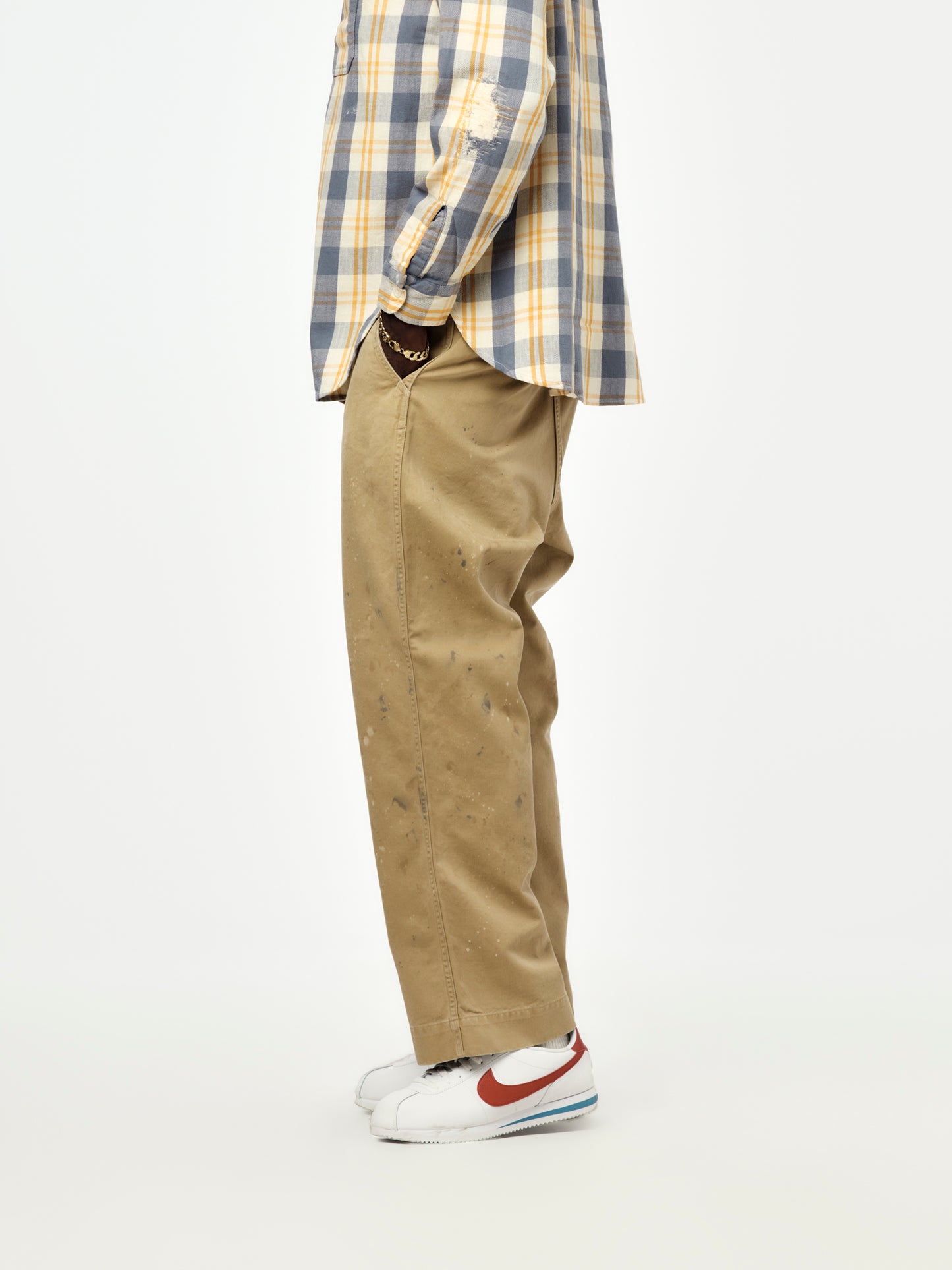 Aged Trousers (Khaki)