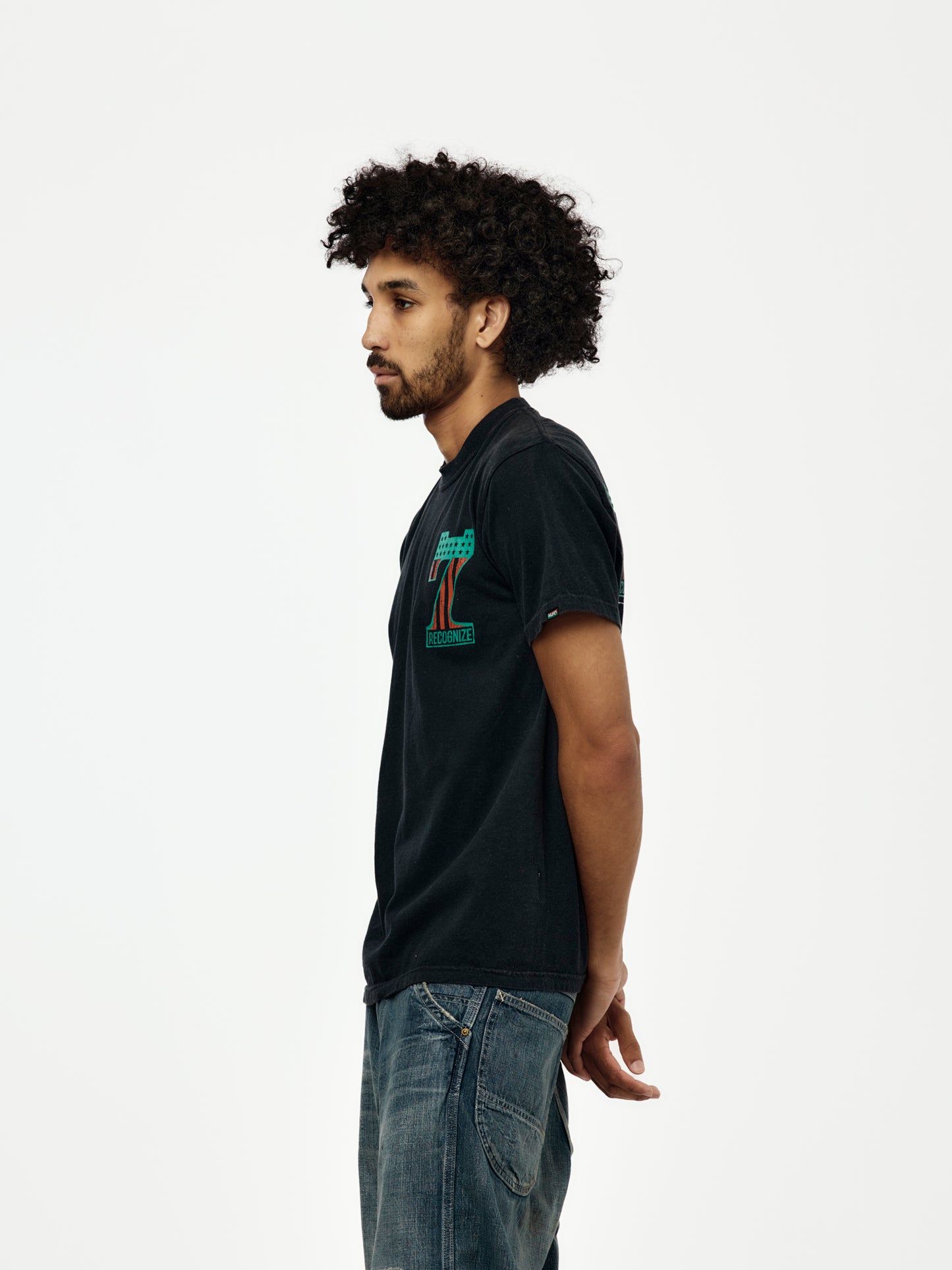 #7 Vinyl Aged Tee (Black)